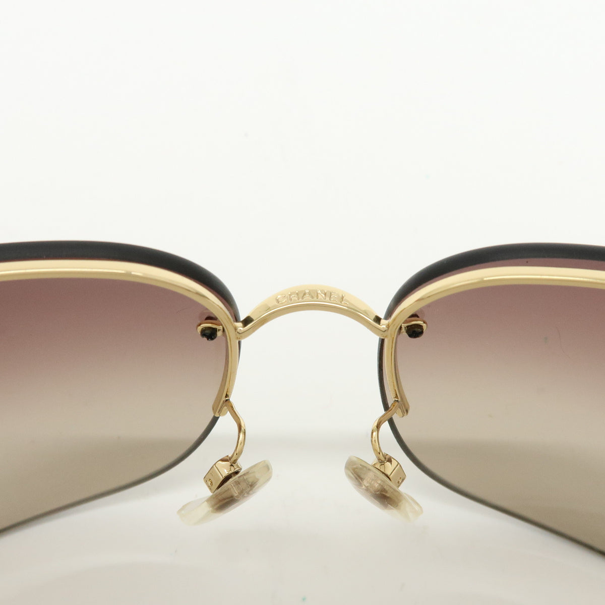 CHANEL Plastic Sunglasses AC1755967 65 □16 120 Brown Gold