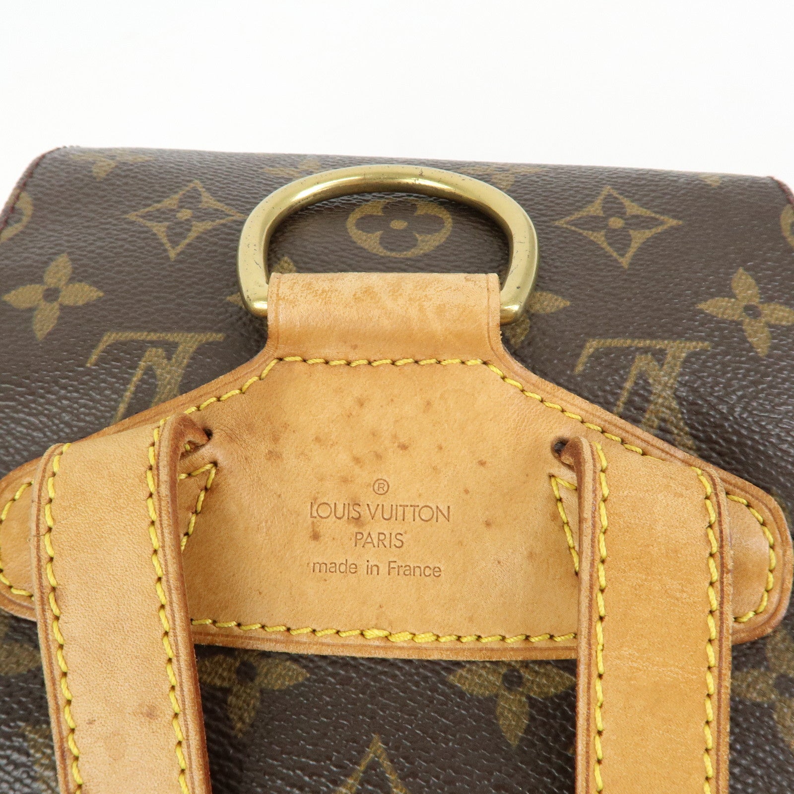 Louis Vuitton Monogram Montsouris MM Backpack Rucksack Brown M51136
