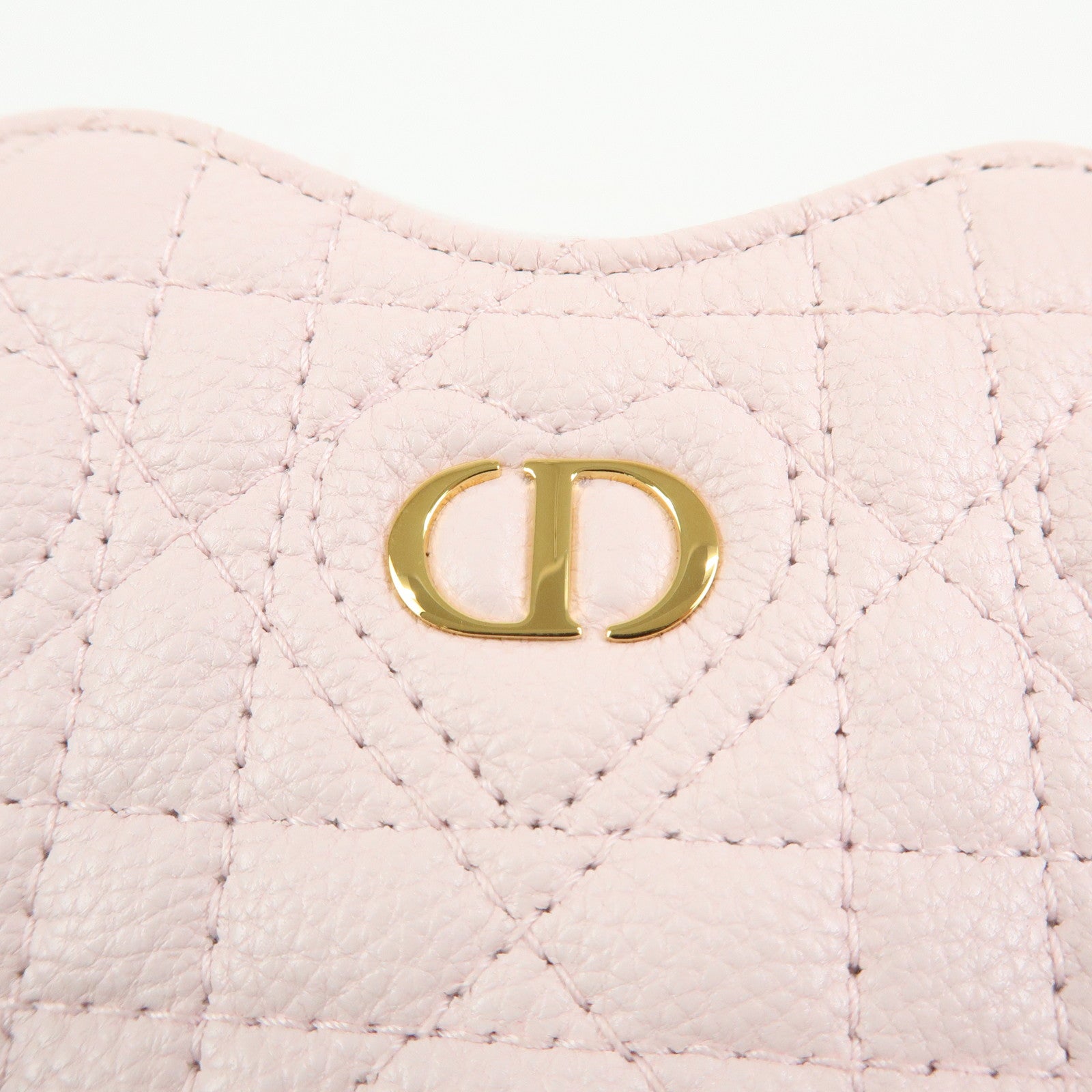 Christian Dior Cannage Dioramour Dior Caro Leather Chain Shoulder Bag