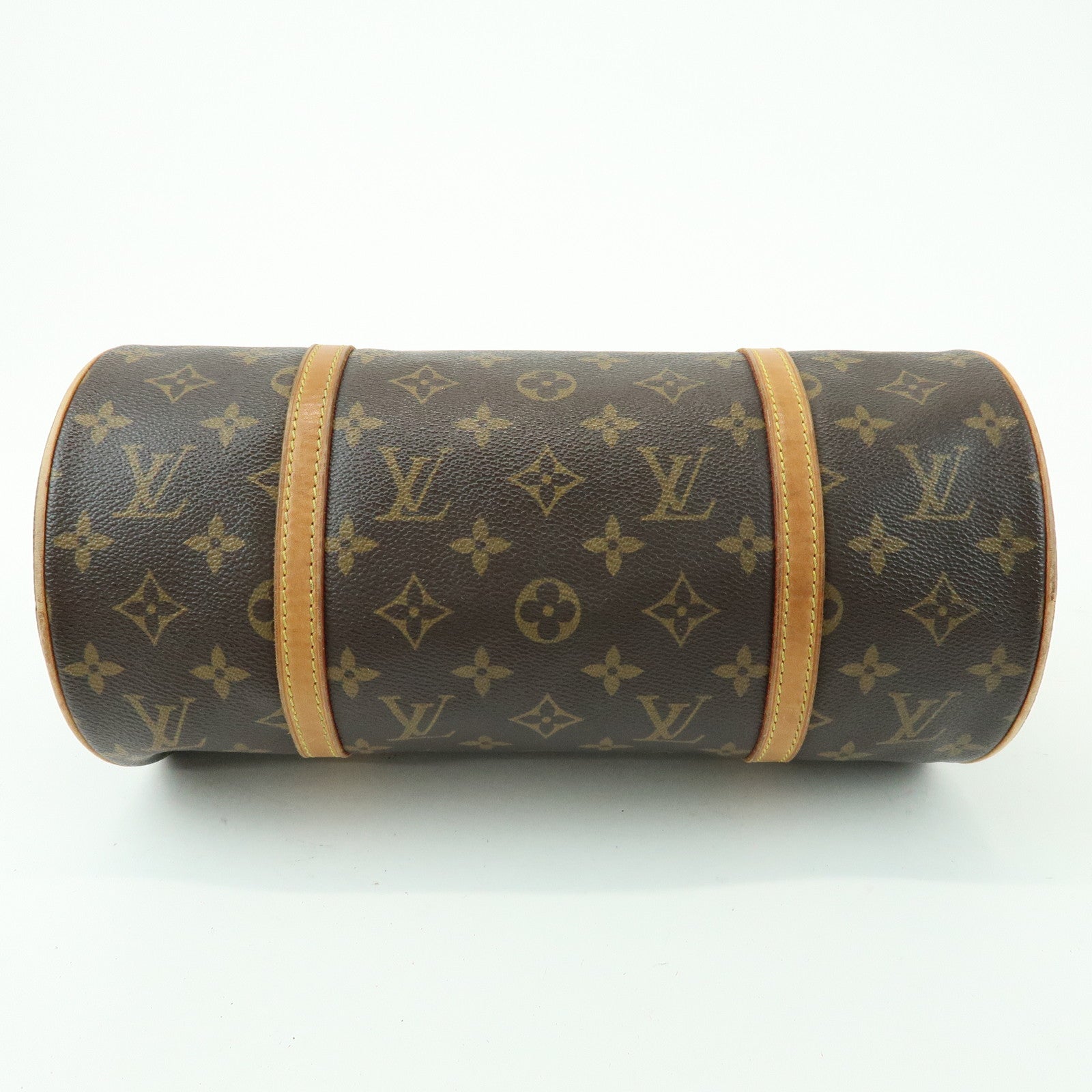 Louis Vuitton Monogram Papillon 30 Canvas Hand Bag Brown M51385