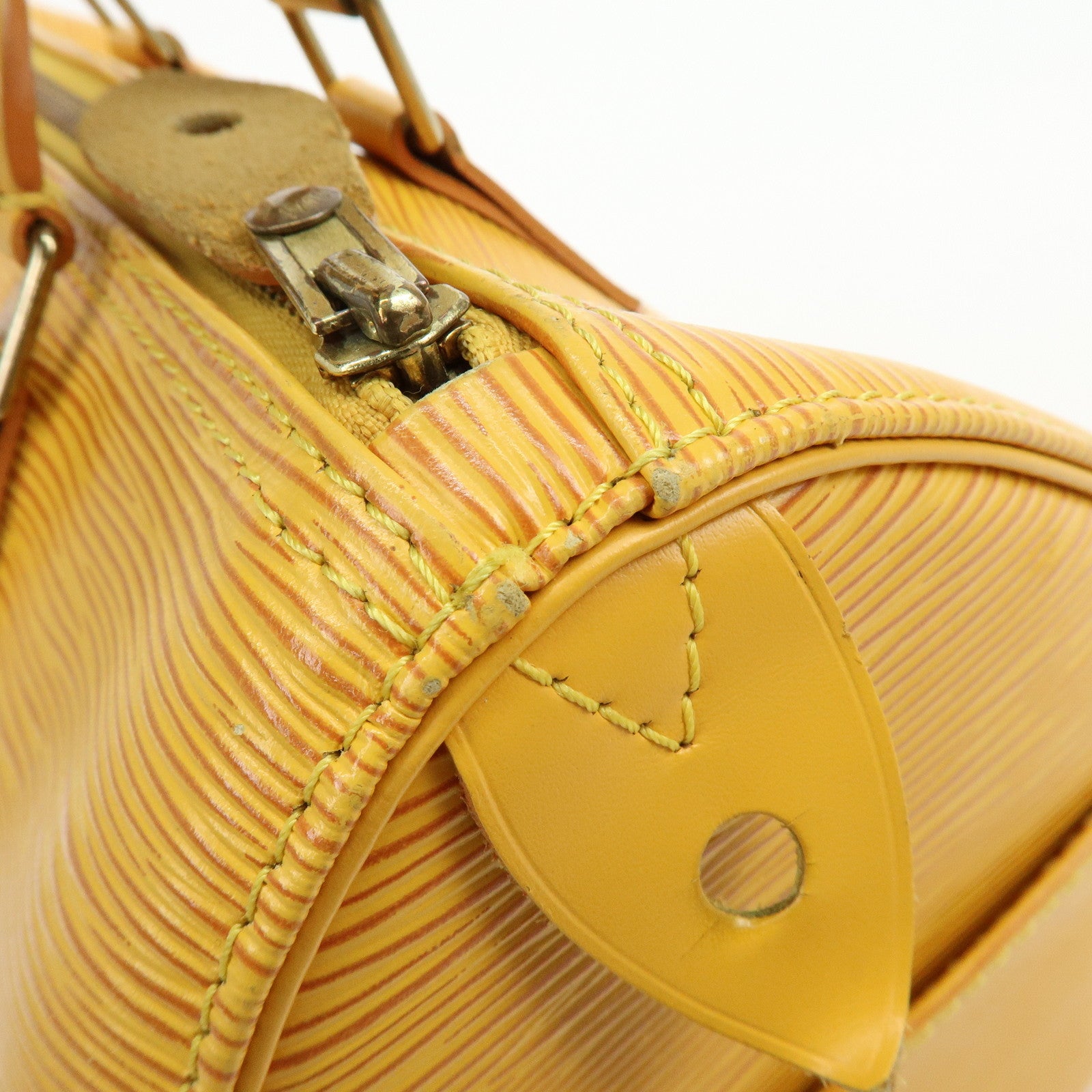 Louis Vuitton Epi Speedy 25 Boston Bag Hand Bag Yellow M43019
