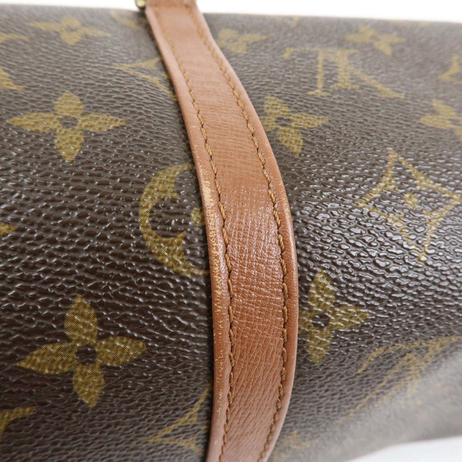 Louis Vuitton Monogram Papillon 30 Hand Bag Brown M51385