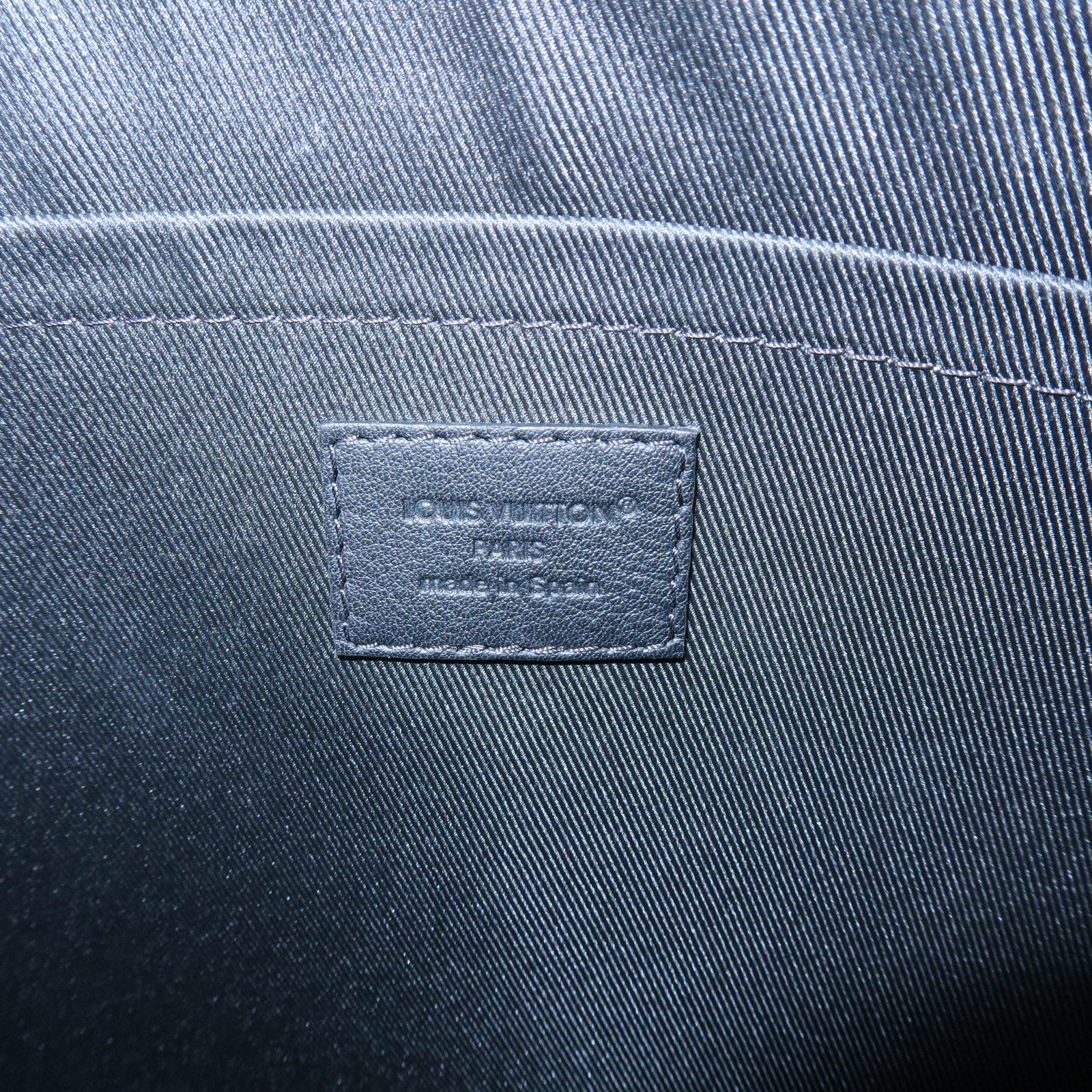 Louis Vuitton Monogram Shadow Leather Pochette To-Go Clutch Bag M81570