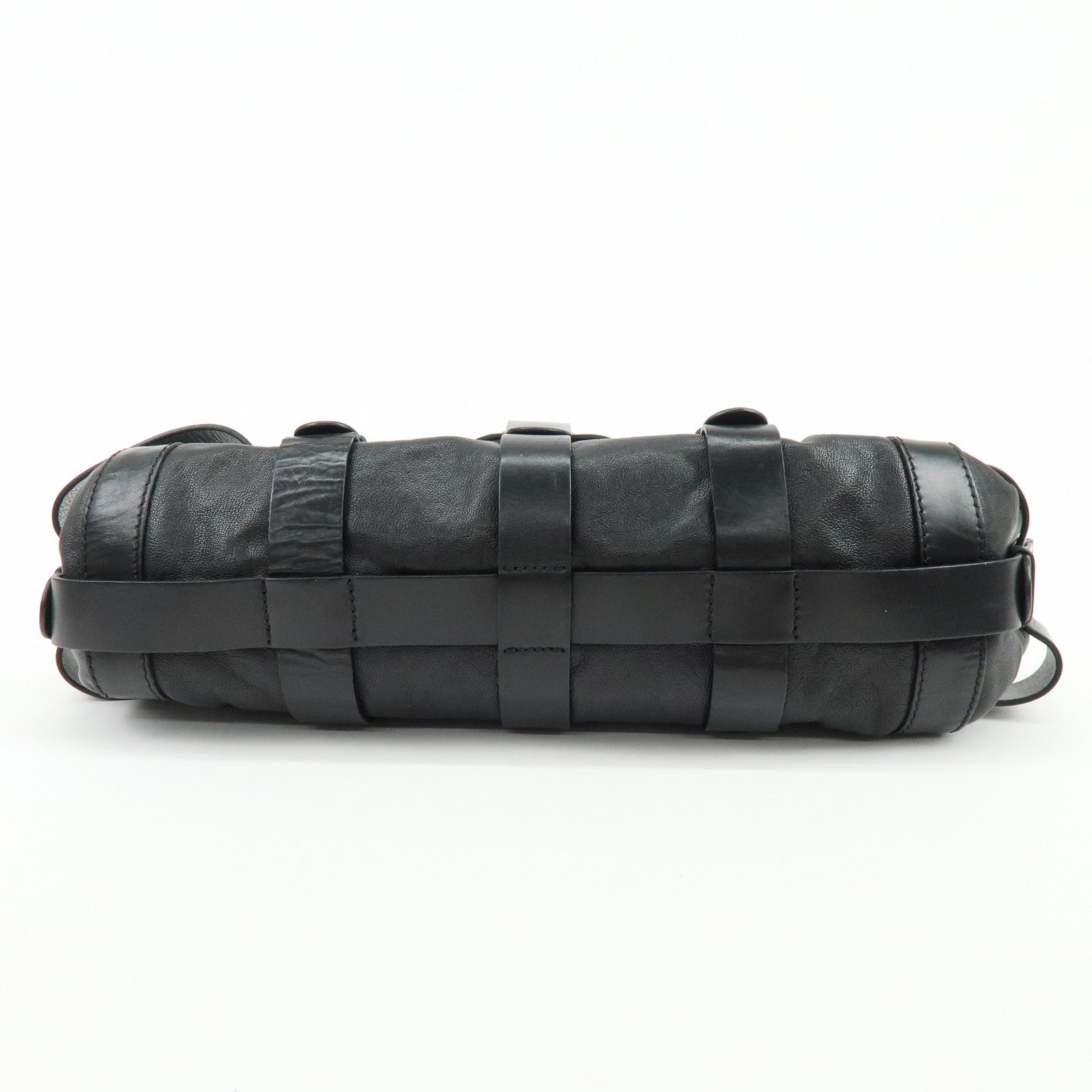 Chloe Kerala Leather Shoulder Bag Hand Bag Satchel Bag Black