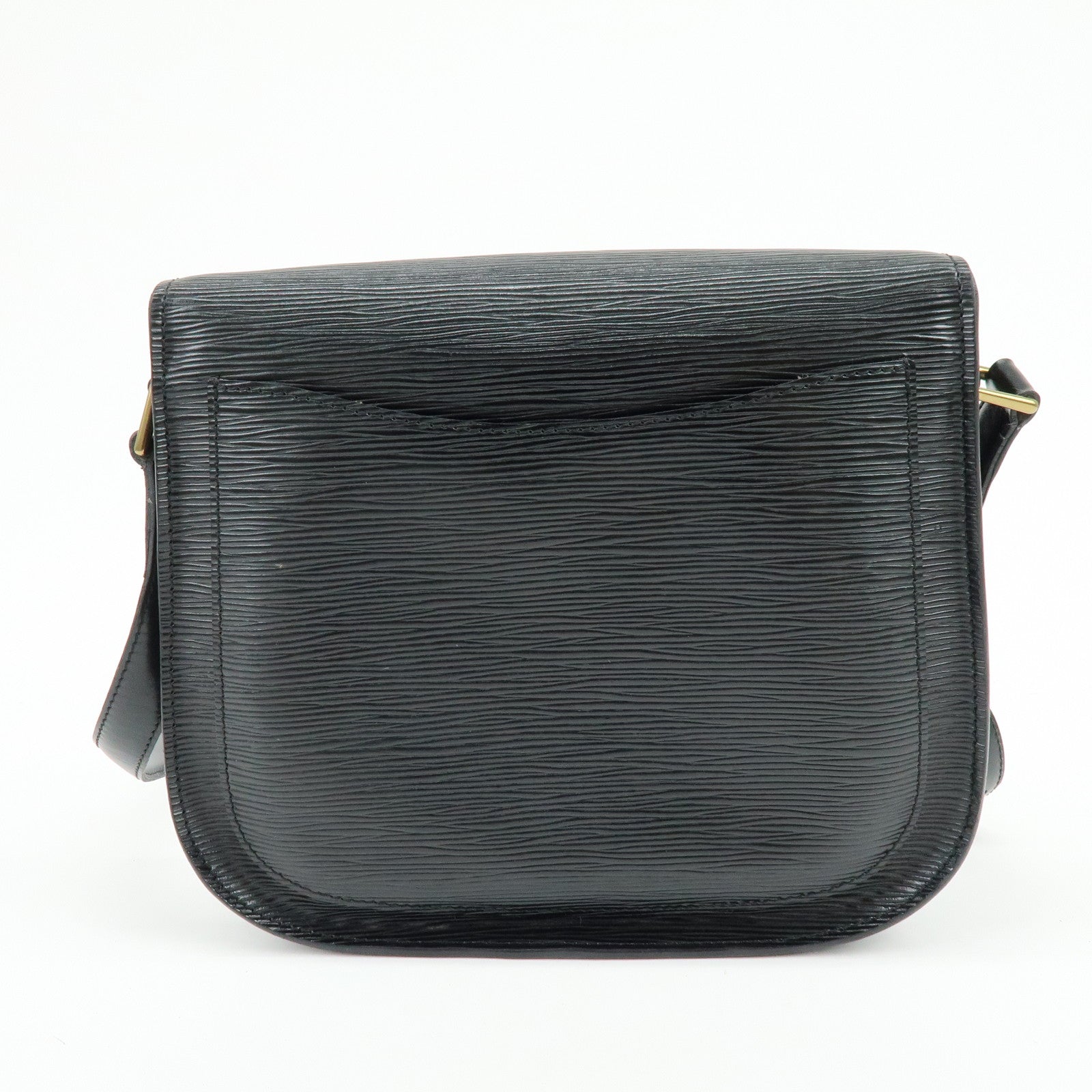 Louis Vuitton Epi Saint Cloud Shoulder Bag Black Noir M52192