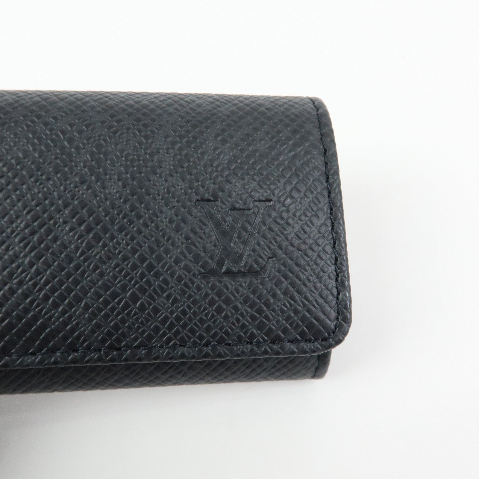 Louis Vuitton Taiga Leather Multicles 4 Key Case Ardoise M30522