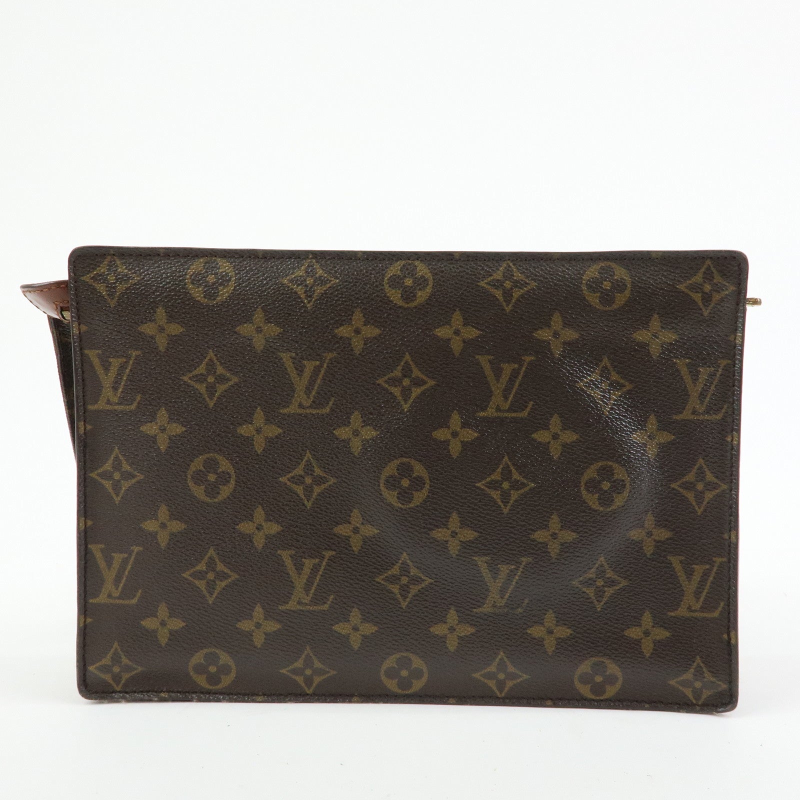 Louis Vuitton Monogram Canvas Enghien Shoulder Bag Brown M51205