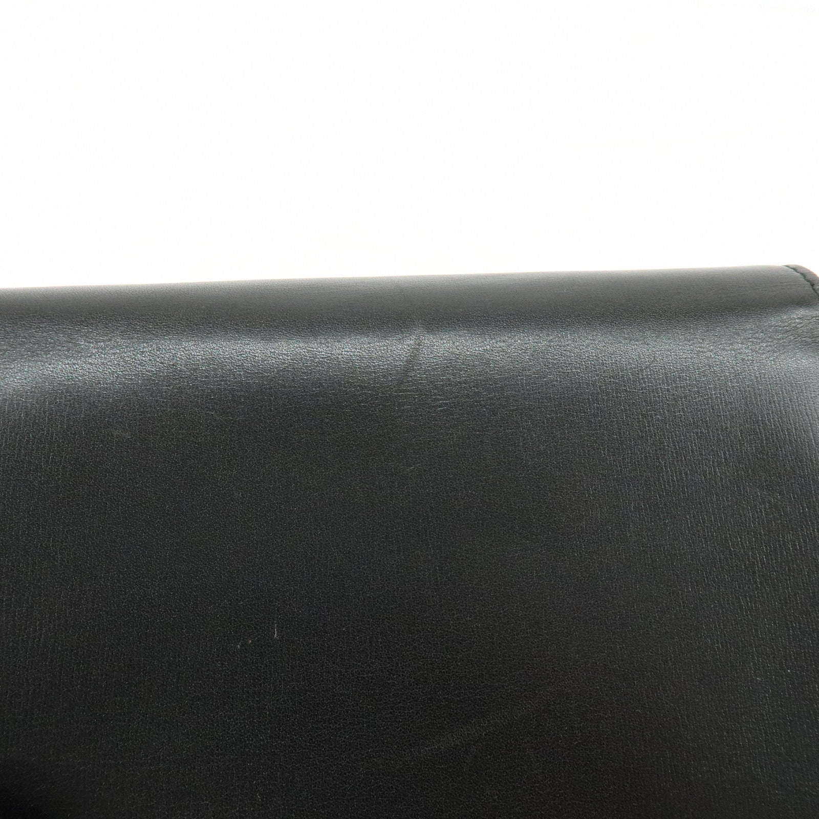 PRADA Leather 2Way Mini Shoulder Crossbody Bag Clutch Bag Black BT1031