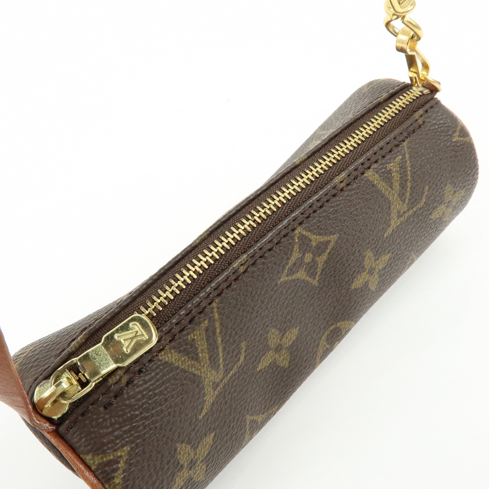Louis Vuitton Monogram Mini Pouch for Papillon Bag Brown