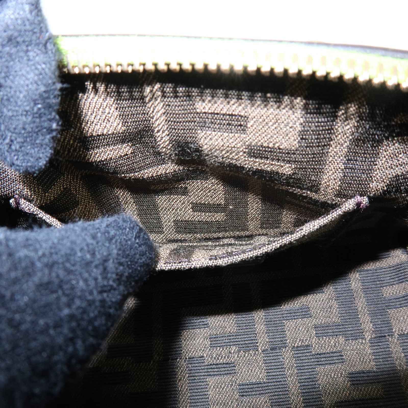 FENDI By the Way Leather 2Way Bag Mini Hand Bag Lime Green 8BS067