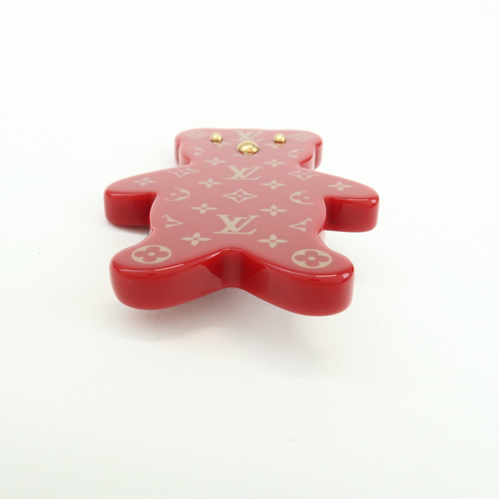 Louis Vuitton Monogram Plastic Broche Nunnours Teddy Bear M64939