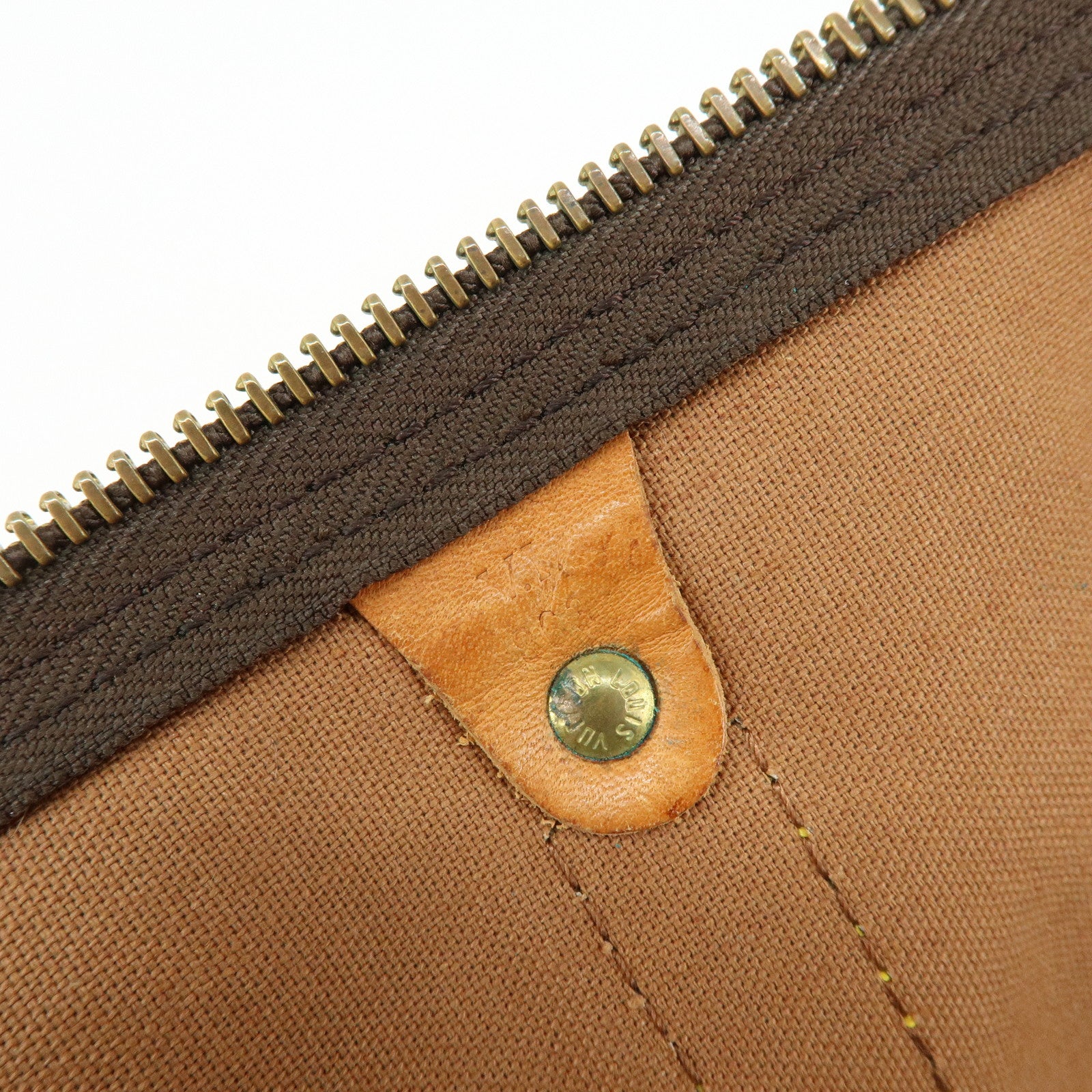 Louis Vuitton Monogram Keep All 60 Boston Bag Brown M41422