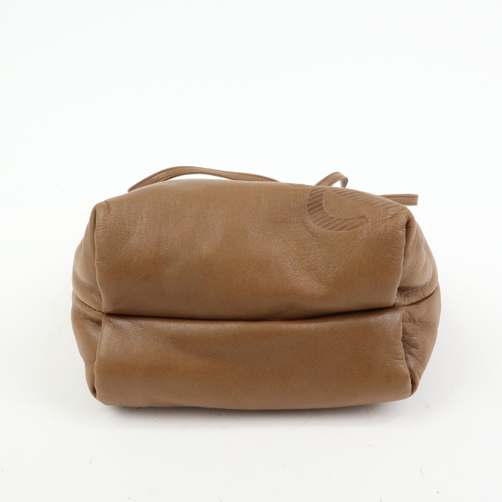 LOEWE Anagram Nappa Leather Shoulder Crossbody Bag Brown