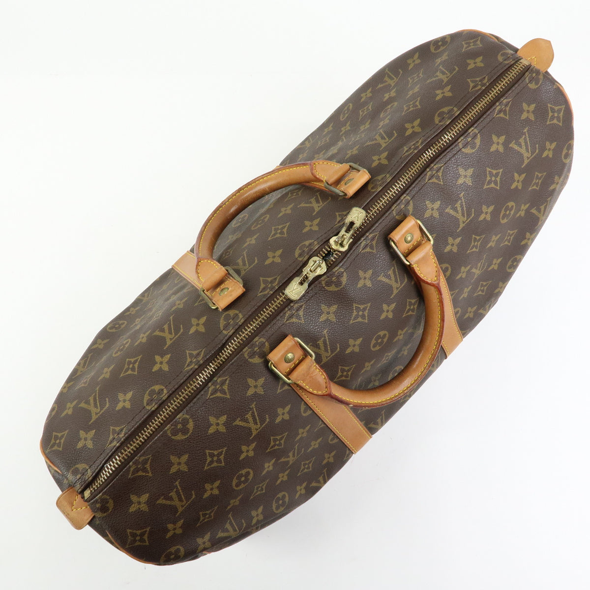 Louis Vuitton Monogram Keep All 50 Boston Bag Brown M41426