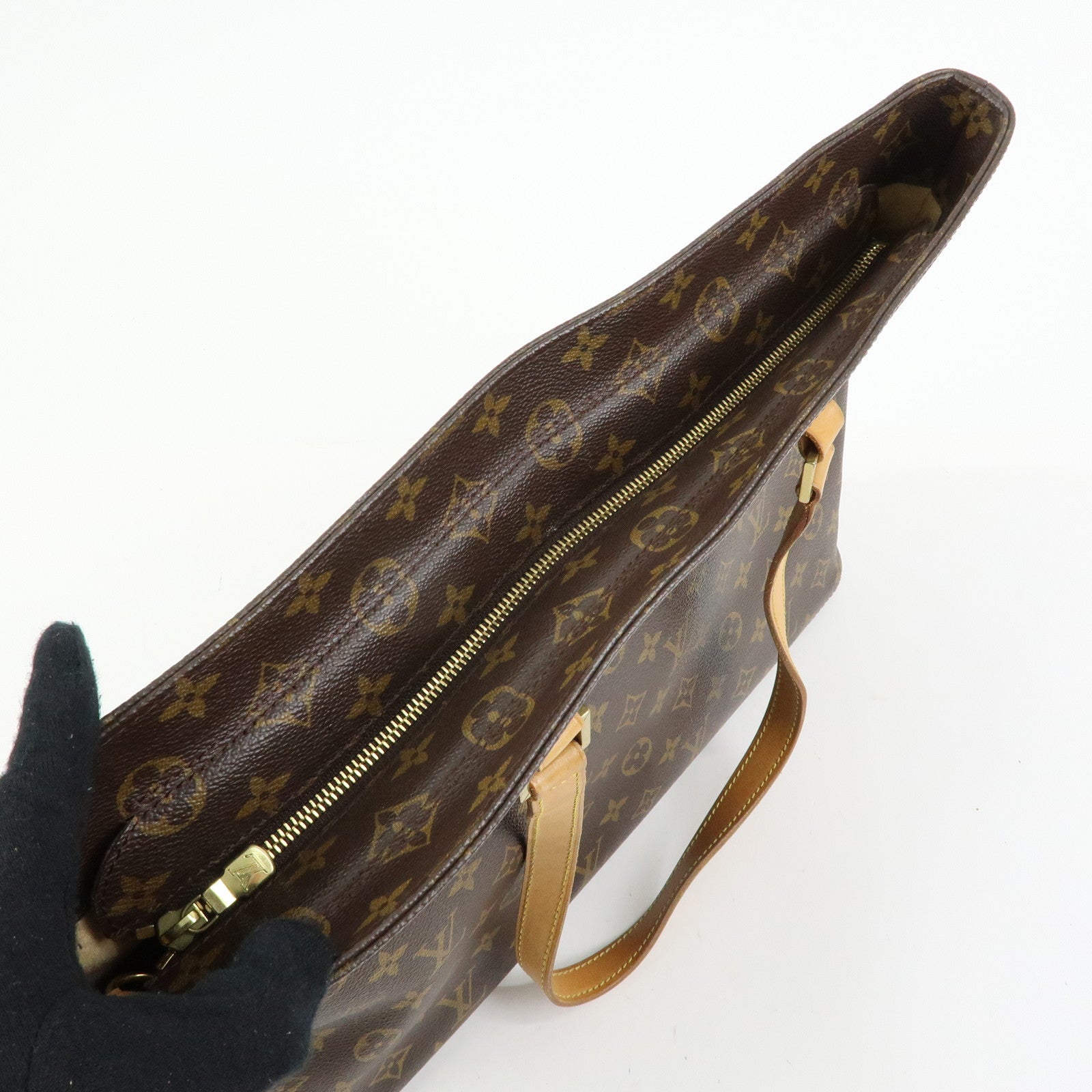 Louis Vuitton Monogram Luco Tote Bag Hand Bag Brown M51155