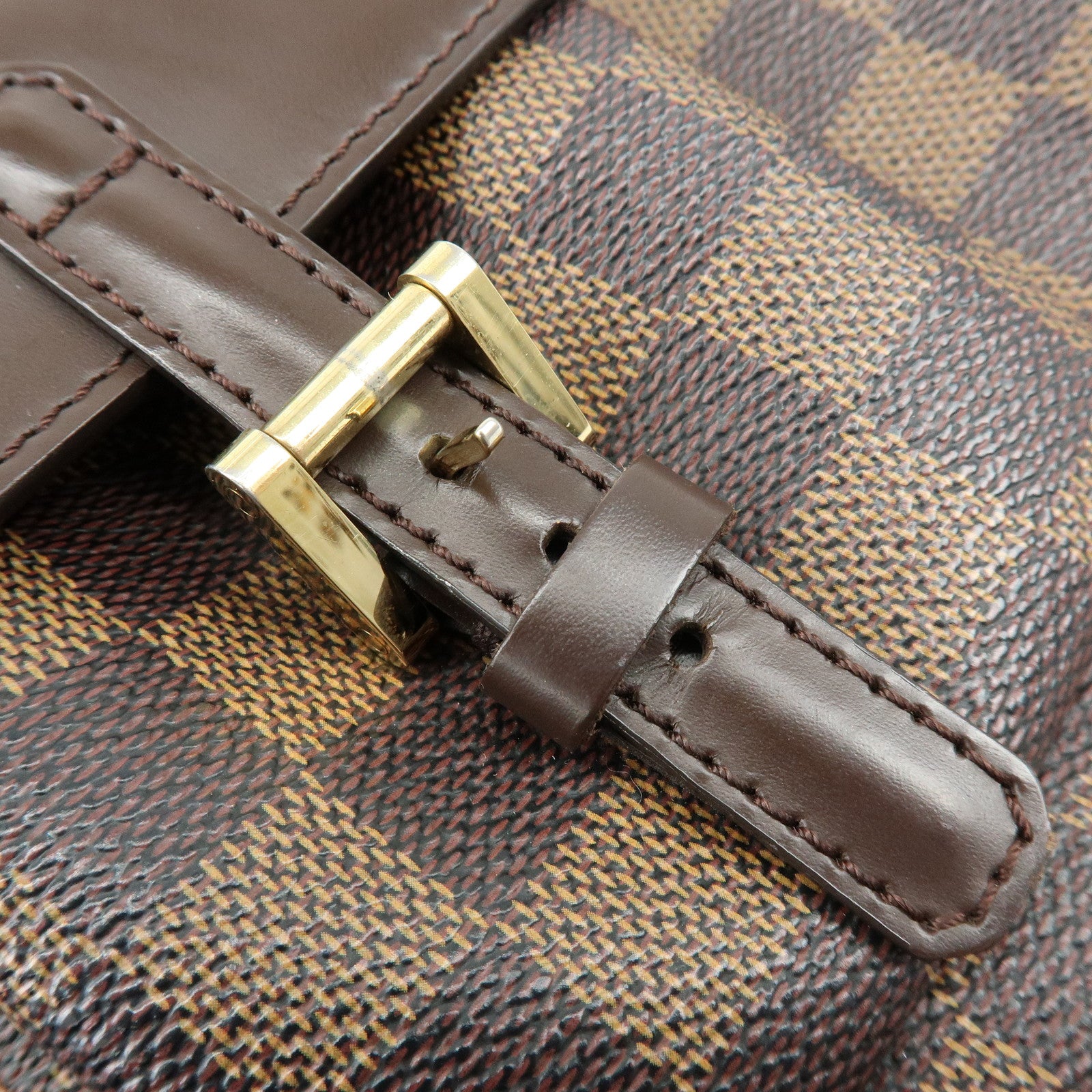 Louis Vuitton Manosque PM Damier Canvas Tote Bag Ebene N51121