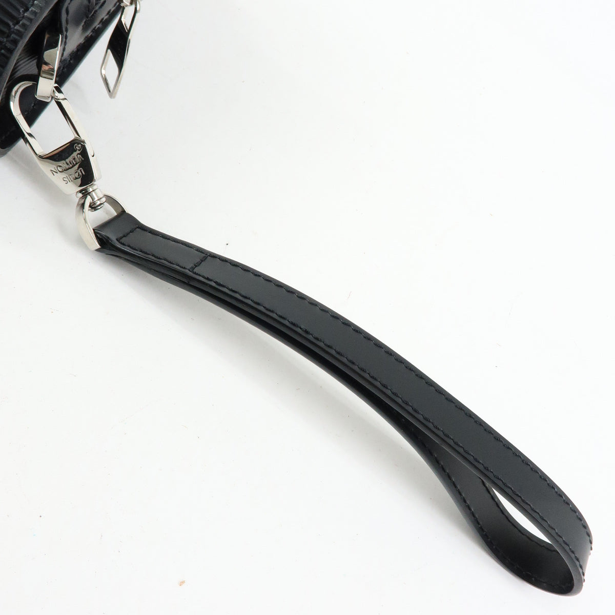Louis Vuitton Epi Leather Osh Clutch Bag Flat Pouch Noir M59362