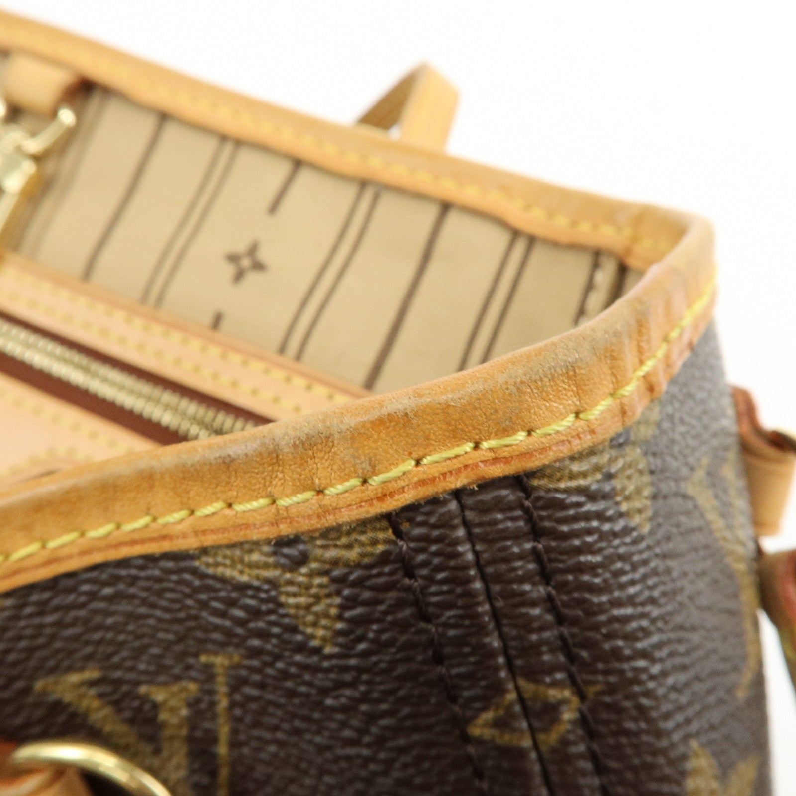 Louis Vuitton Monogram Neverfull PM Tote Bag Hand Bag Brown M40155