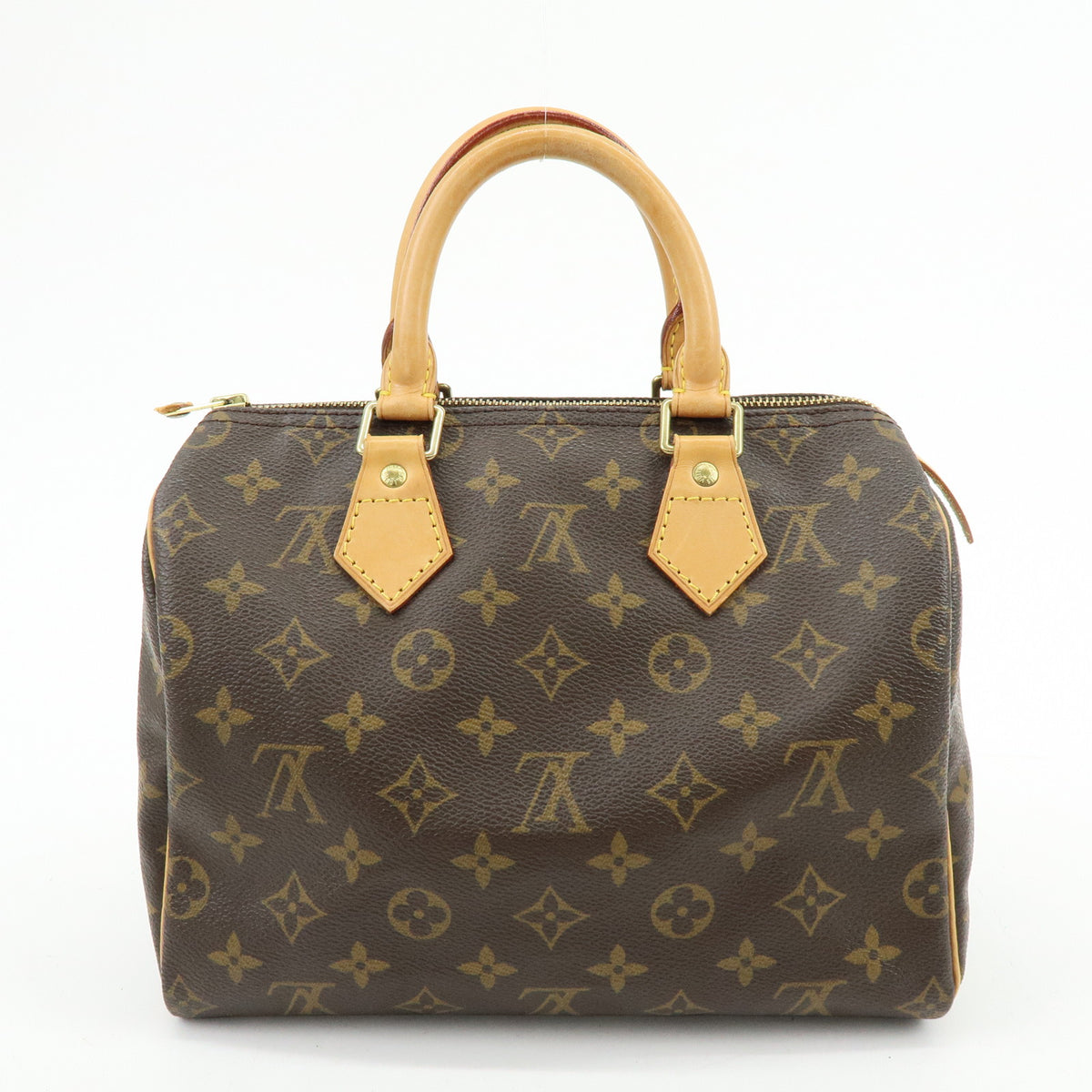 Louis Vuitton Monogram Speedy 25 Boston Bag Hand Bag Brown M41528