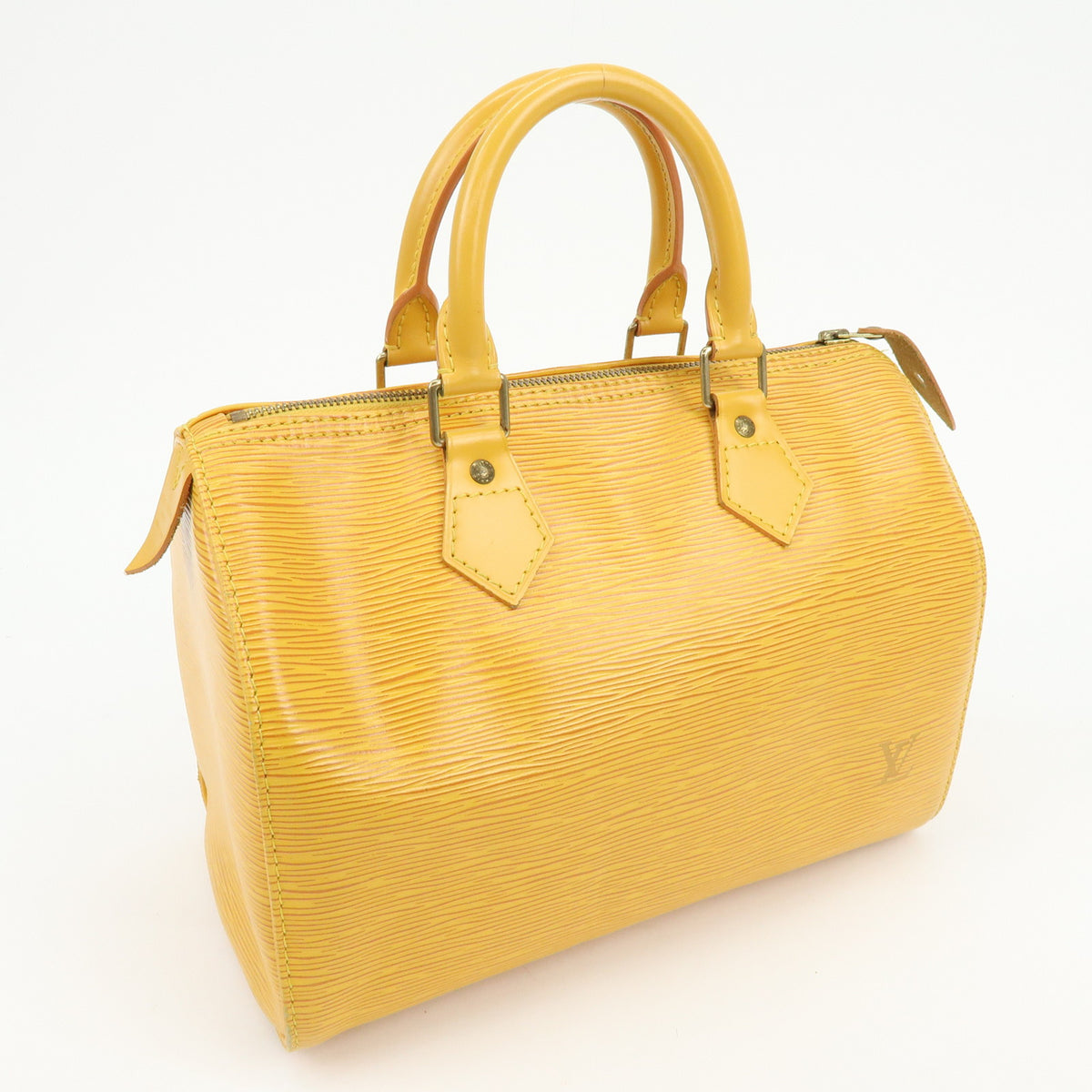 Louis Vuitton Epi Speedy 25 Boston Bag Hand Bag Yellow M43019