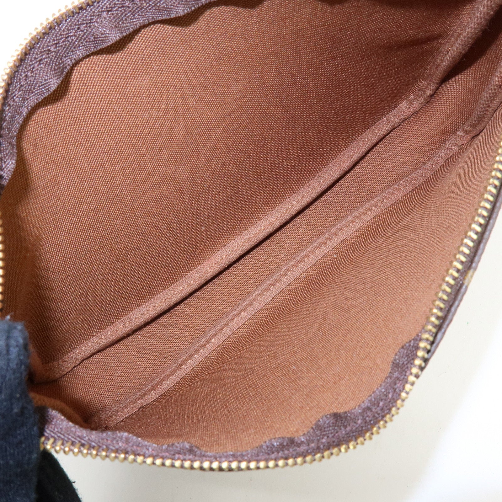 Louis Vuitton Monogram Pochette Accessoires Pouch Hand Bag Brown M51980