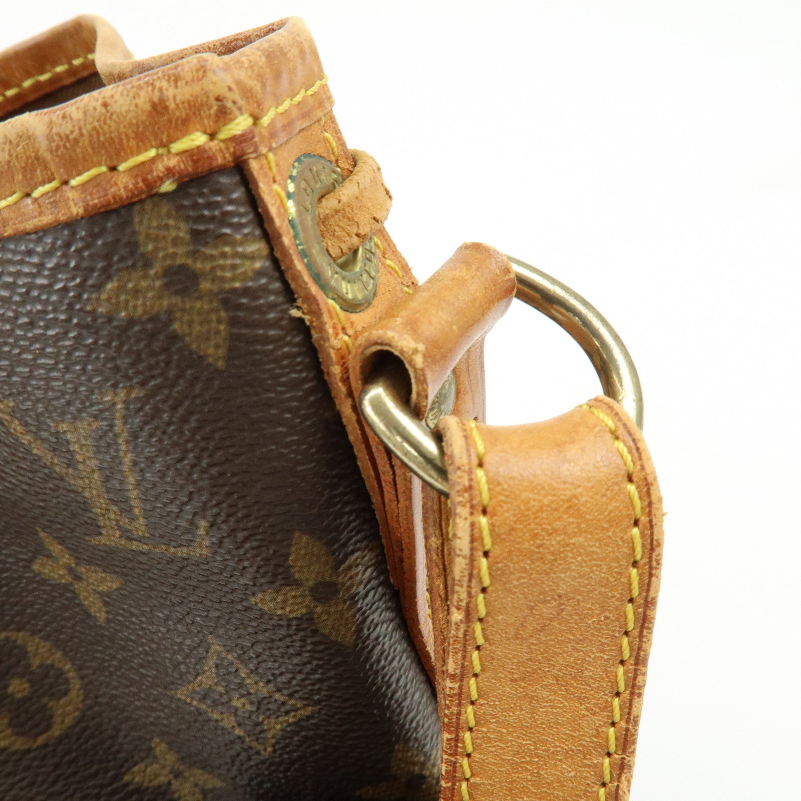 Louis Vuitton Monogram Canvas Petit Noe Shoulder Bag Brown M42226