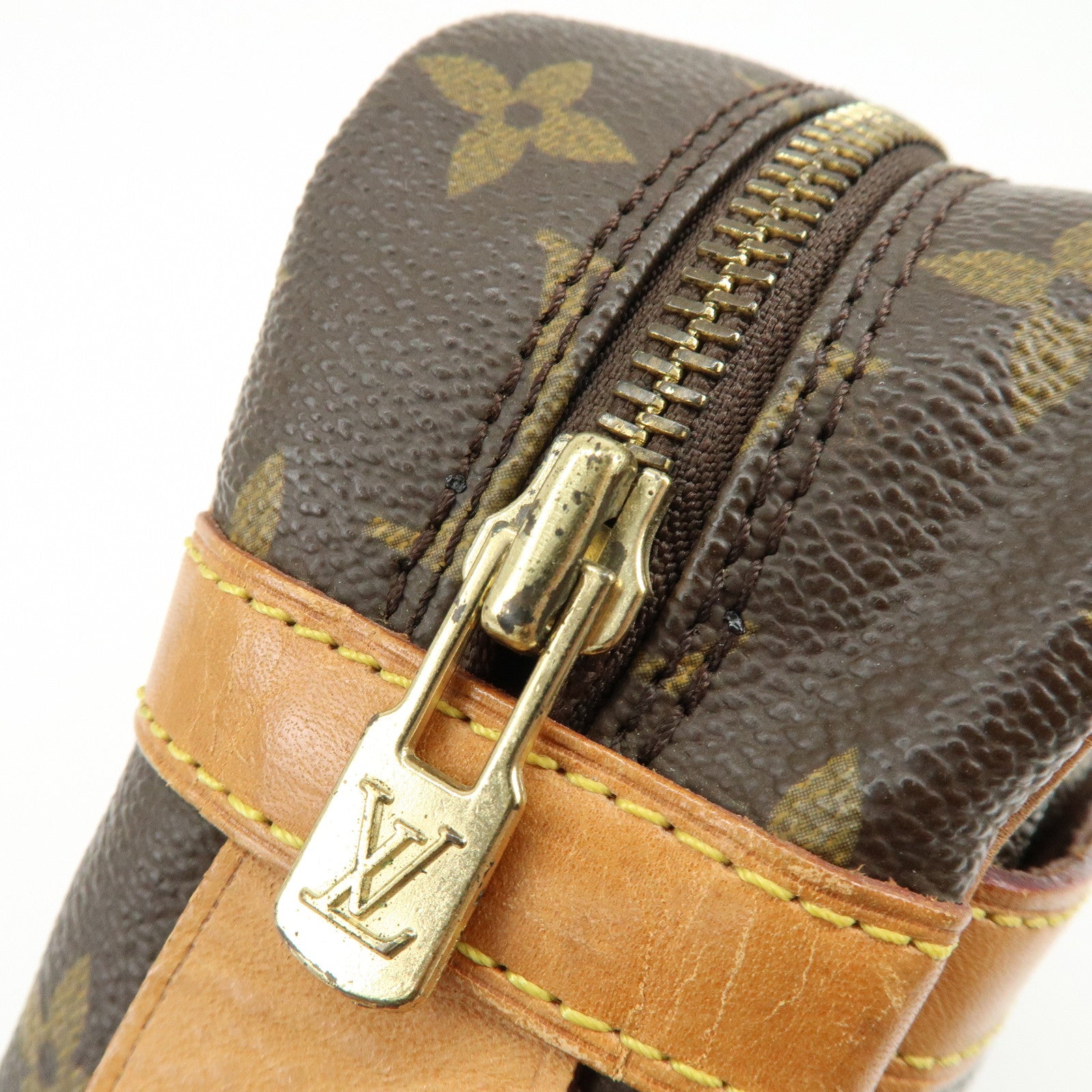 Louis Vuitton Monogram Compiegne 28 Pouch Clutch Bag Brown M51845