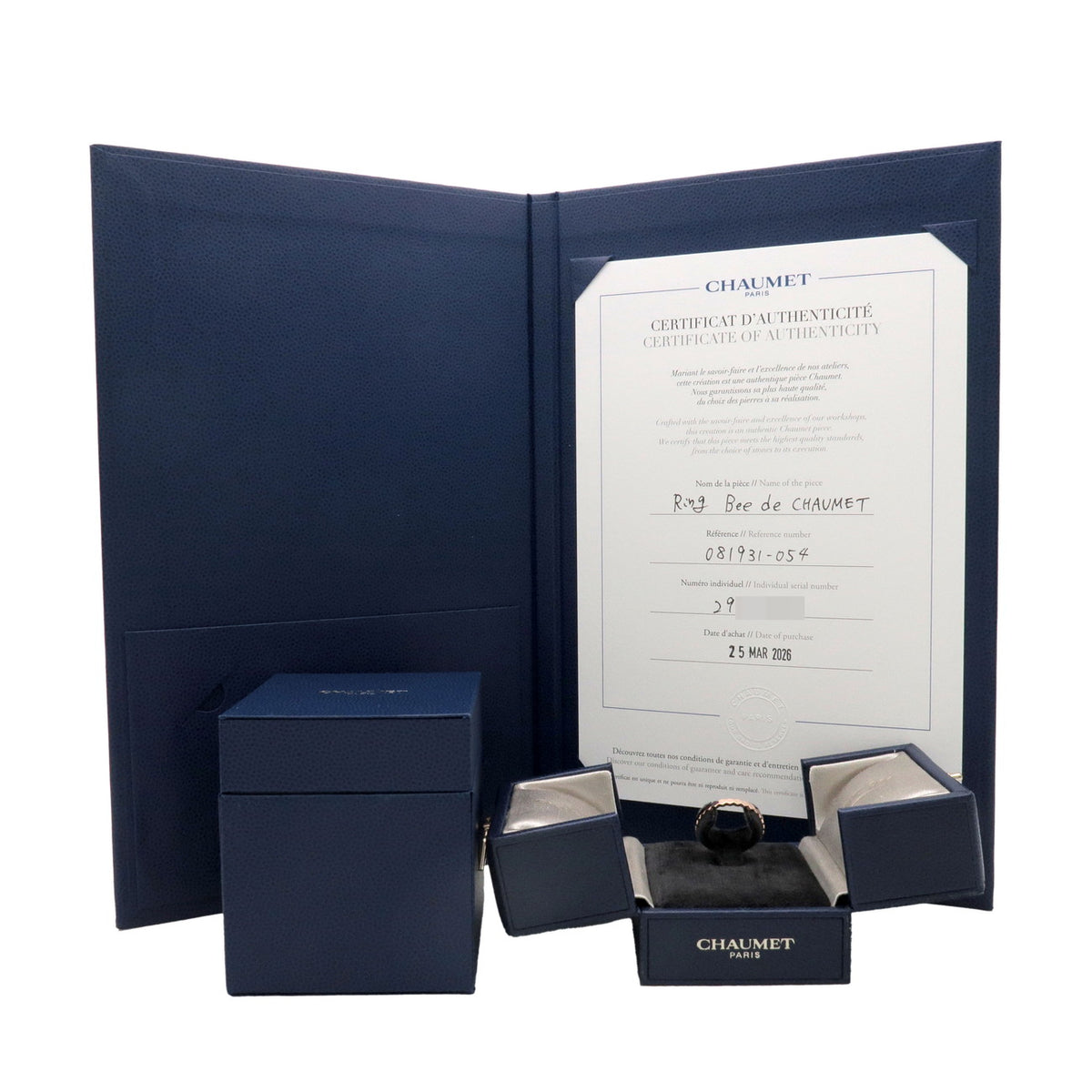 Chaumet Bee de Chaumet Bee My Love Honeycomb Ring #54 US6.75 081931