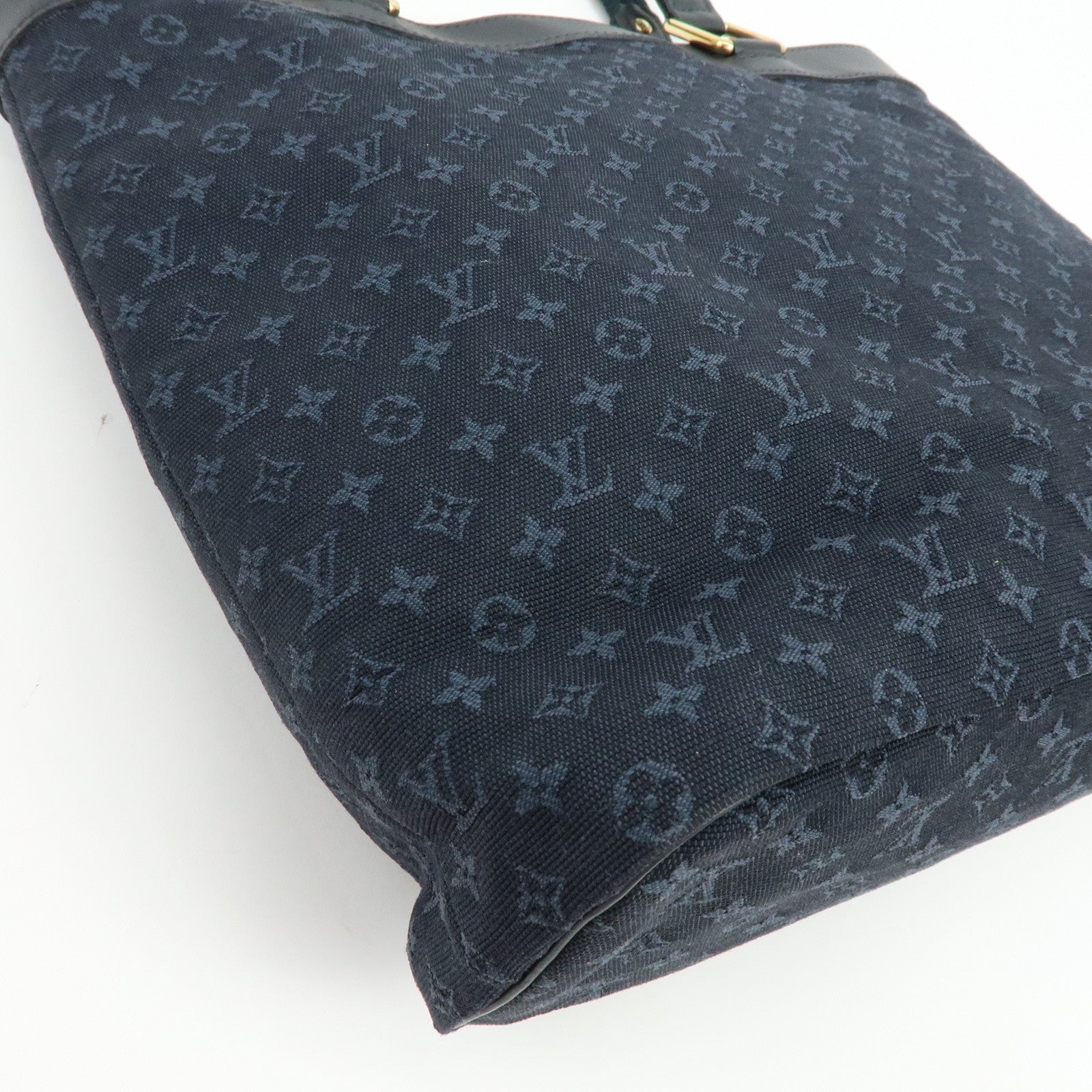 Louis Vuitton Monogram Mini Lucille GM Canvas Tote Bag Blue M92679
