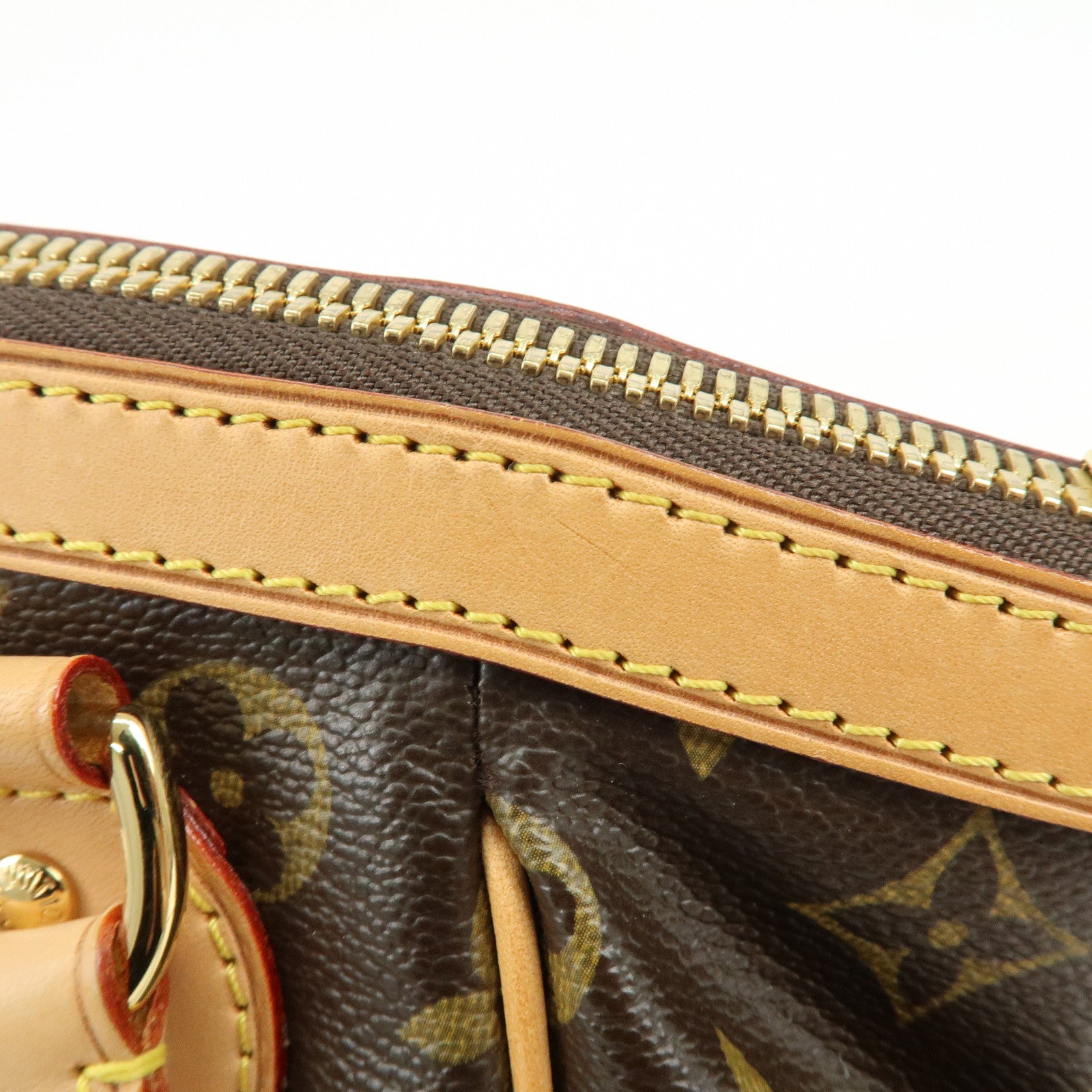 Louis Vuitton Monogram Tivoli PM Hand Bag Shoulder Bag Brown M40143