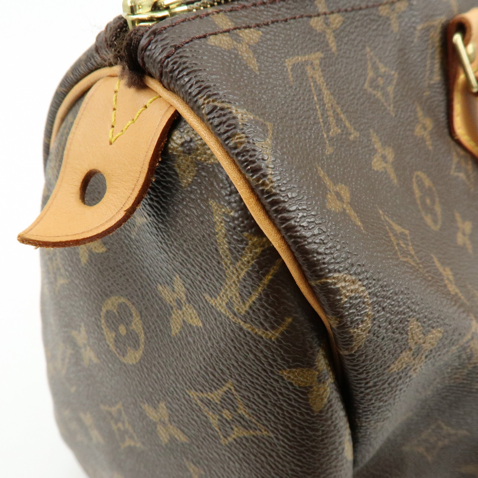 Louis Vuitton Monogram Speedy 40 Hand Bag Boston Bag Brown M41522