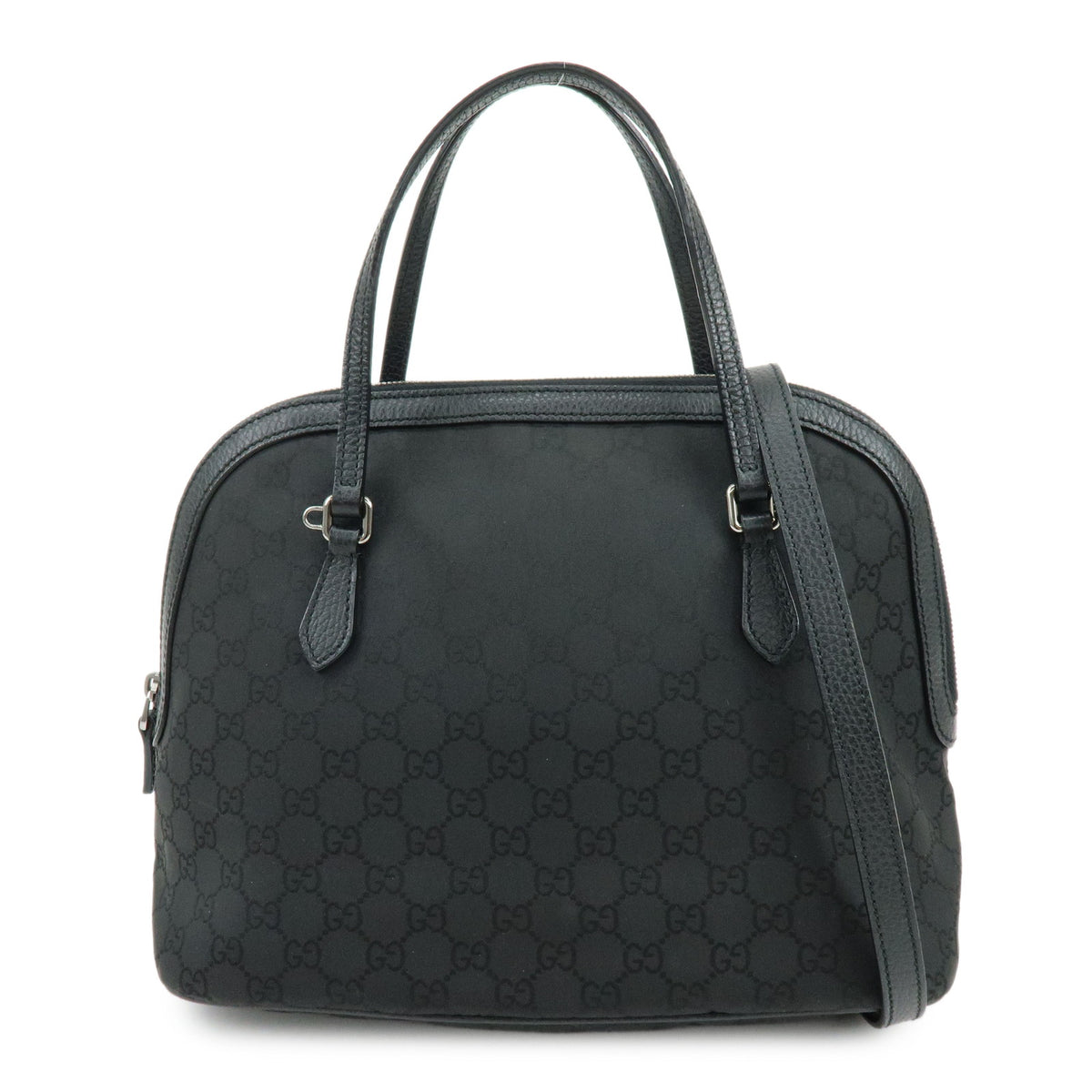 GUCCI Interlocking G GG Nylon 2Way Bag Hand Bag Shoulder Bag 420023