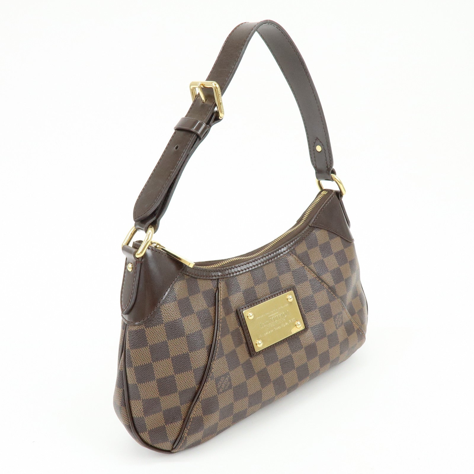 Louis Vuitton Damier Ebene Thames PM Shoulder Bag Hand Bag N48180