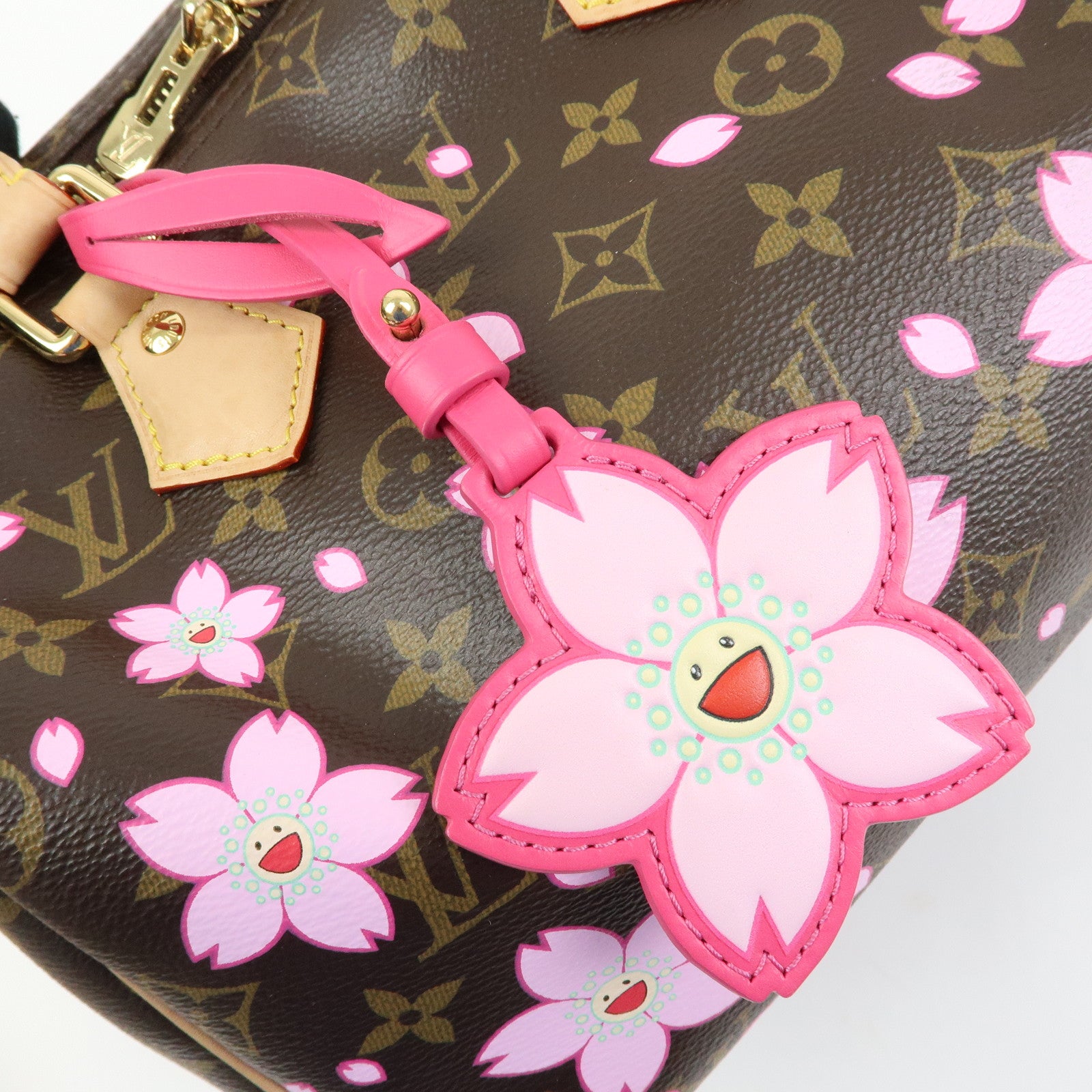 Louis Vuitton Monogram Murakami Speedy Bandouliere 25 Brown M14174