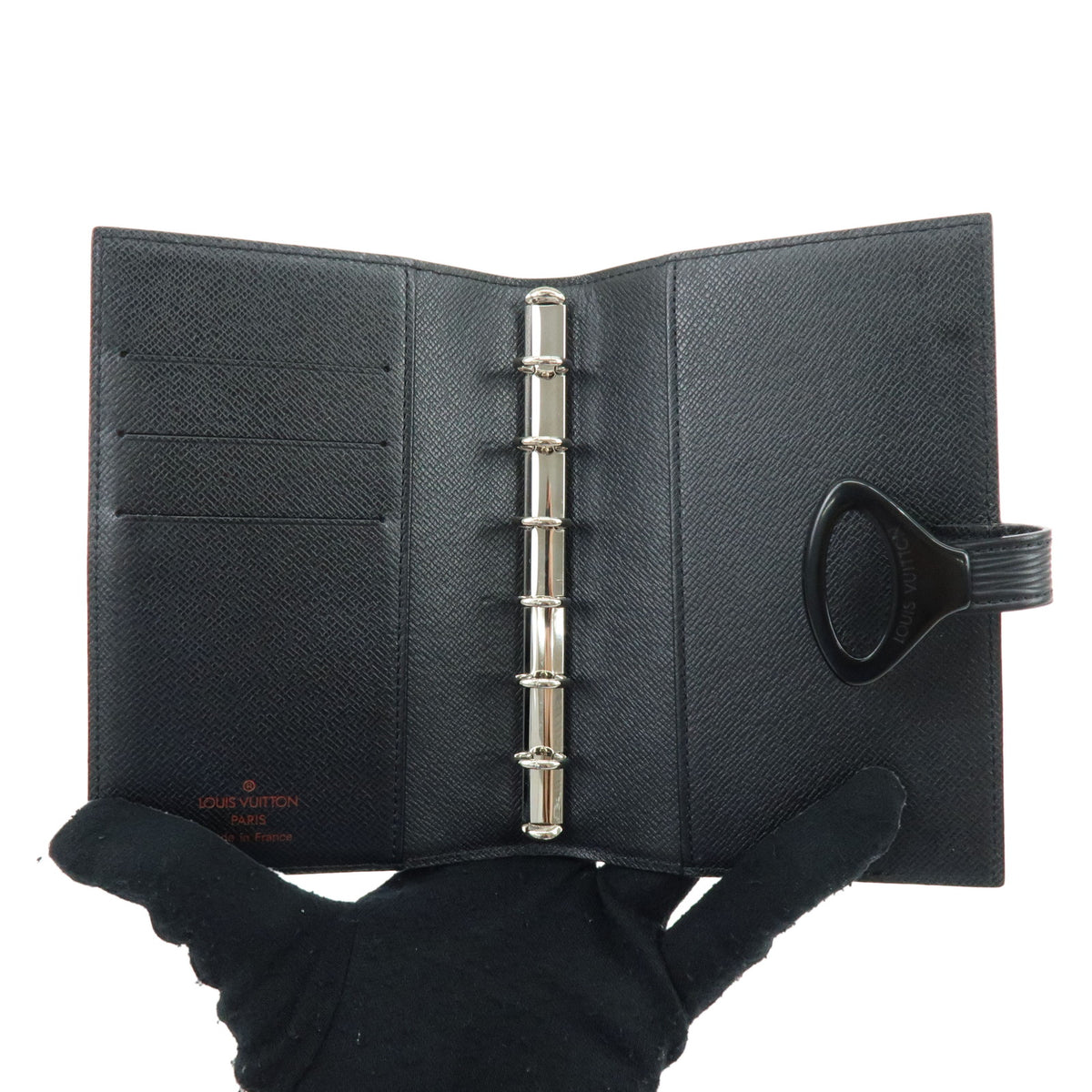 Louis Vuitton Epi Z Agenda PM Planner Cover Noir R20092