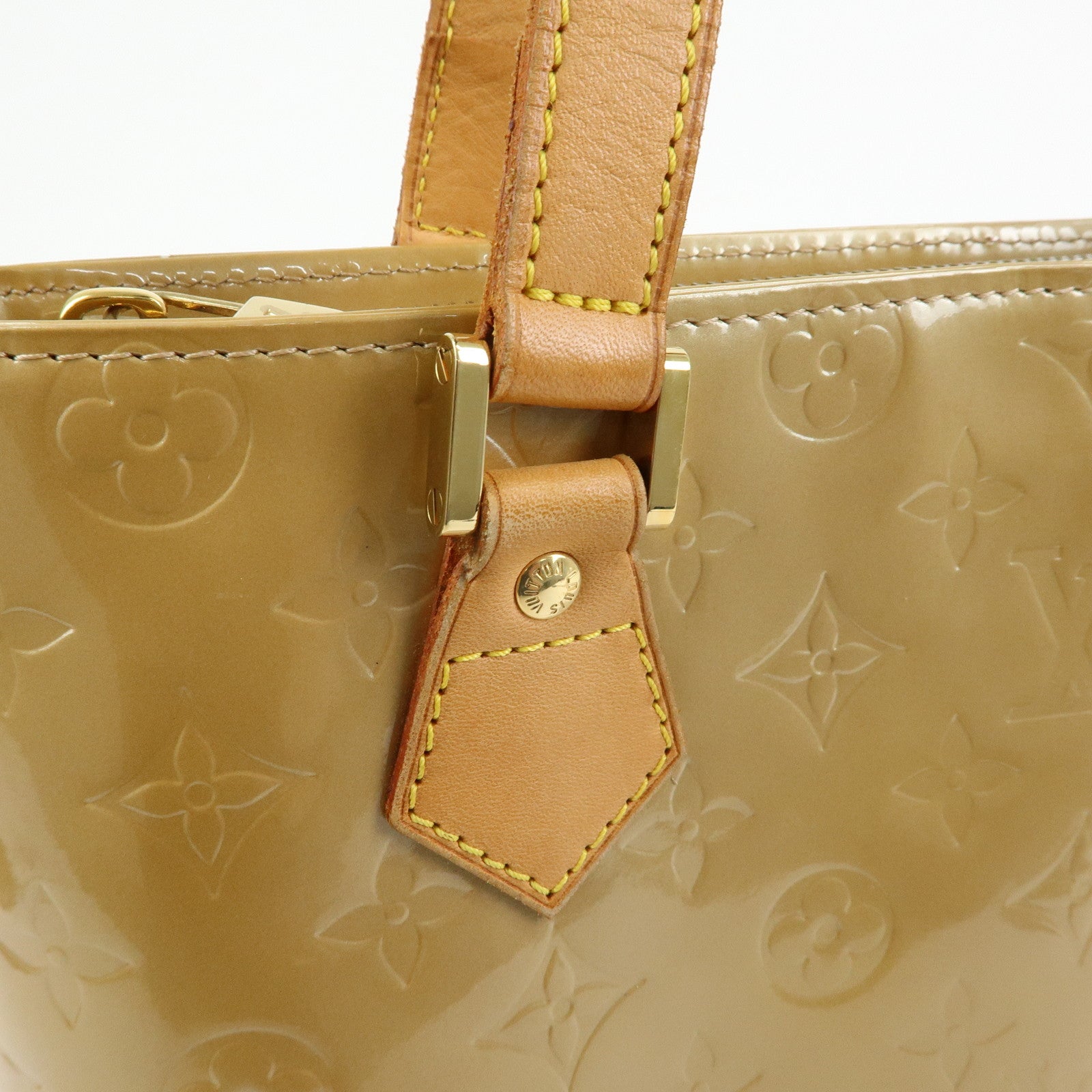 Louis Vuitton Monogram Vernis Houston Noisette Tote Bag M91340