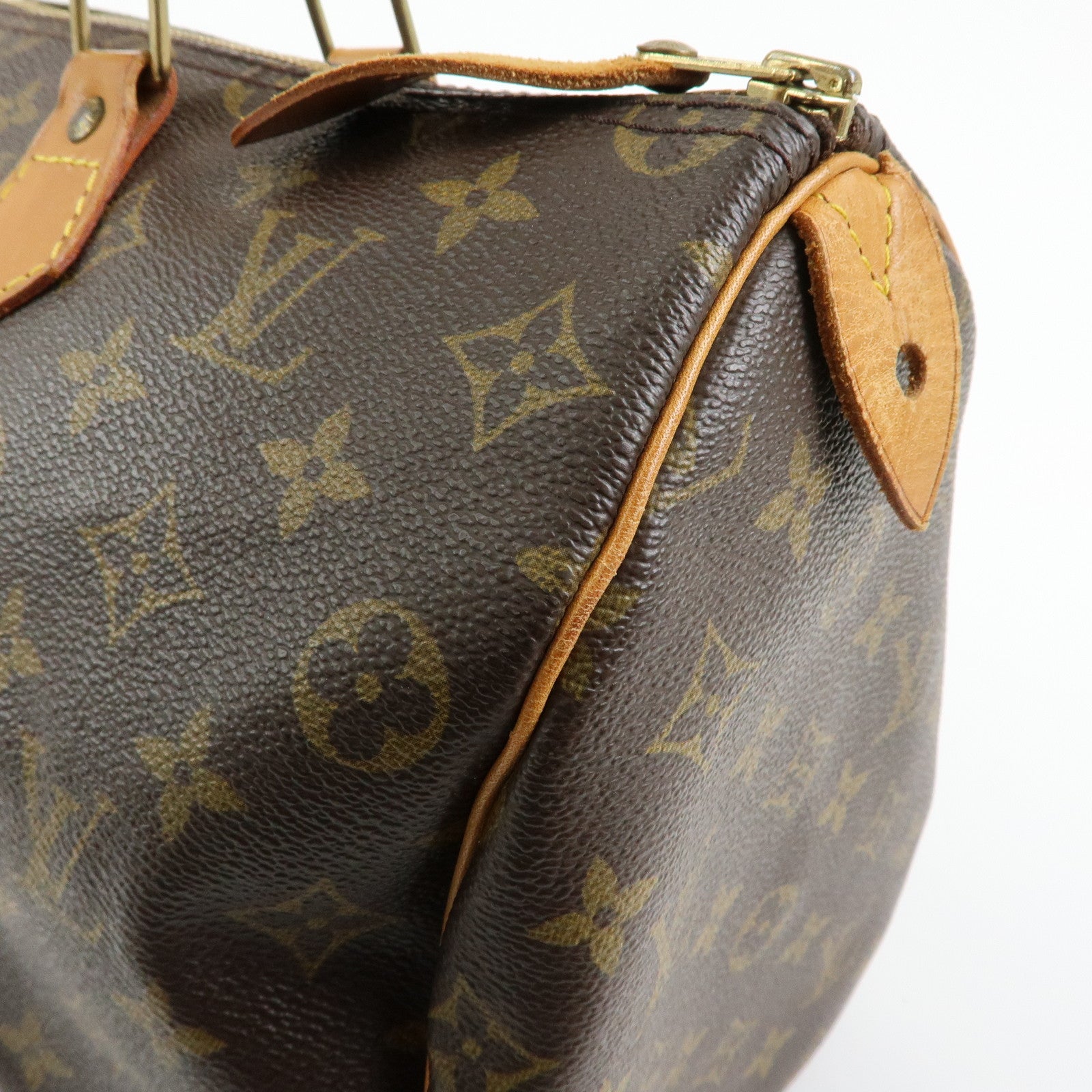 Louis Vuitton Monogram Speedy 35 Boston Bag Hand Bag Brown M41524