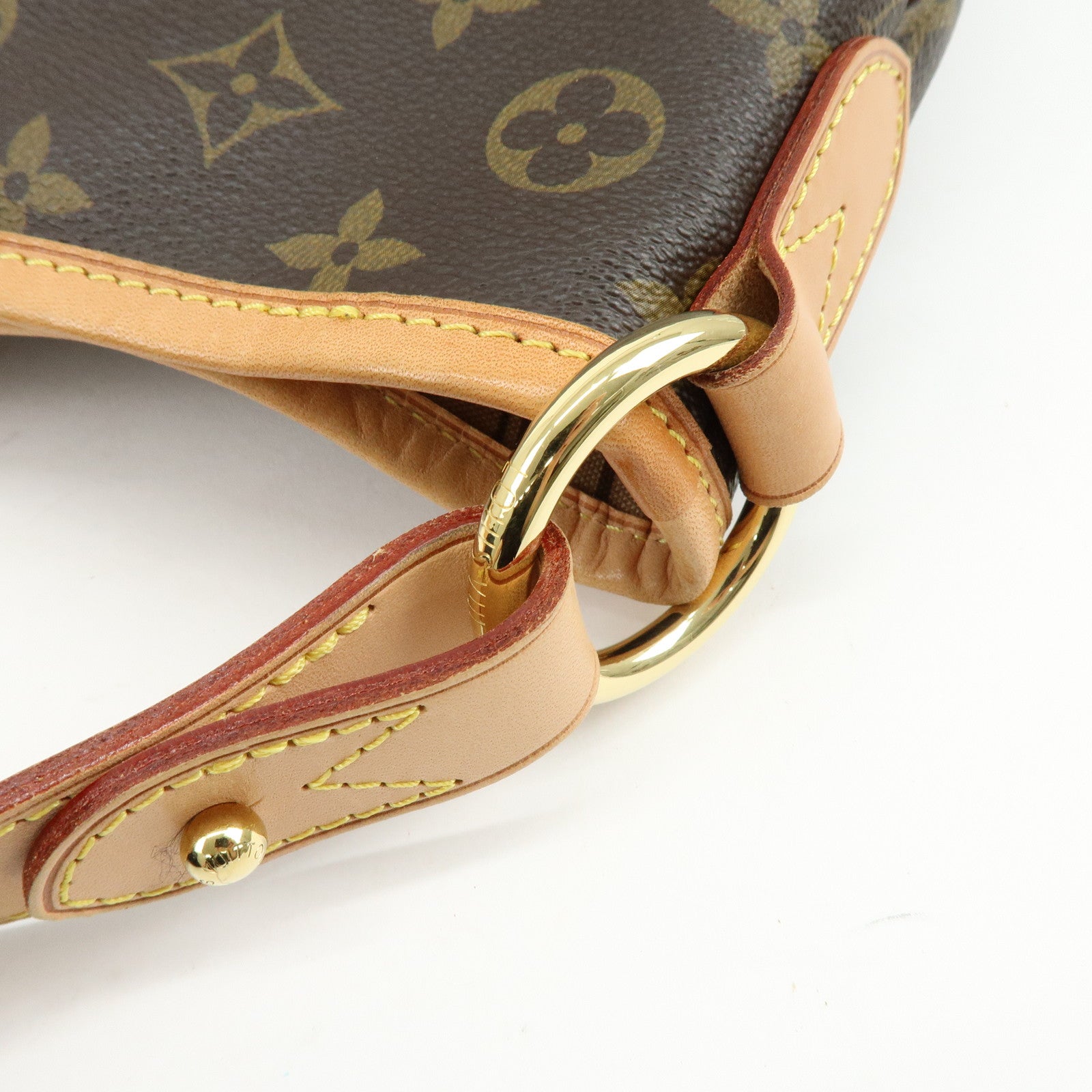Louis Vuitton Monogram Delightful MM Shoulder Bag Brown M40353