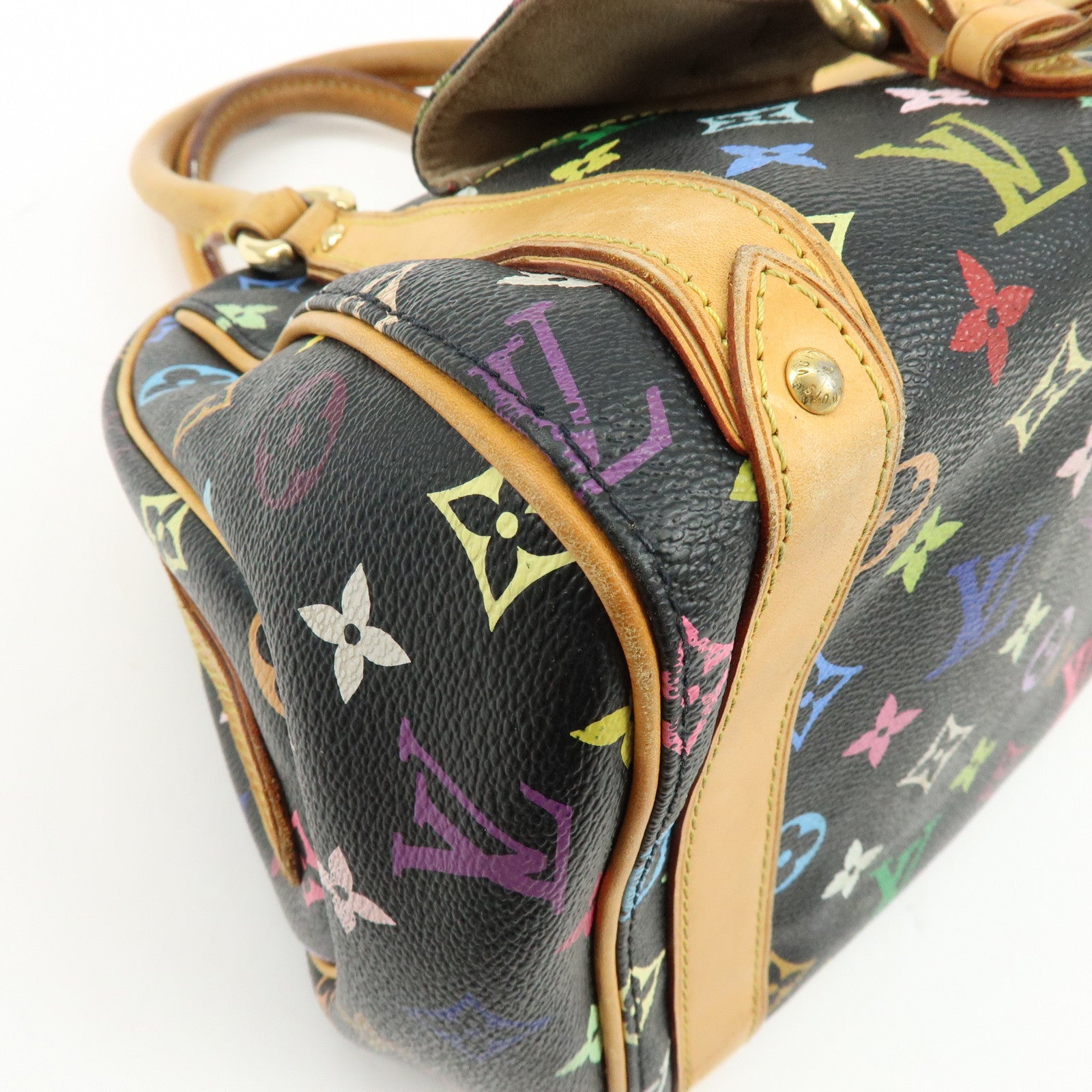 Louis Vuitton Monogram Multicolor Priscilla Hand Bag Noir M40097
