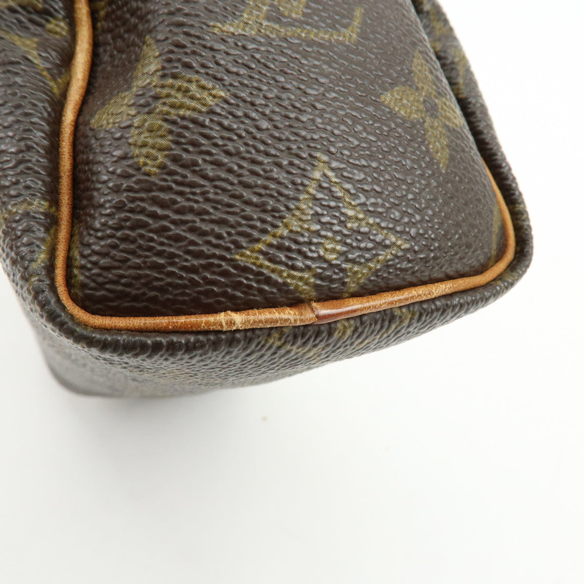 Louis Vuitton Monogram Mini Speedy Hand Bag Brown M41534 J75011 Lot