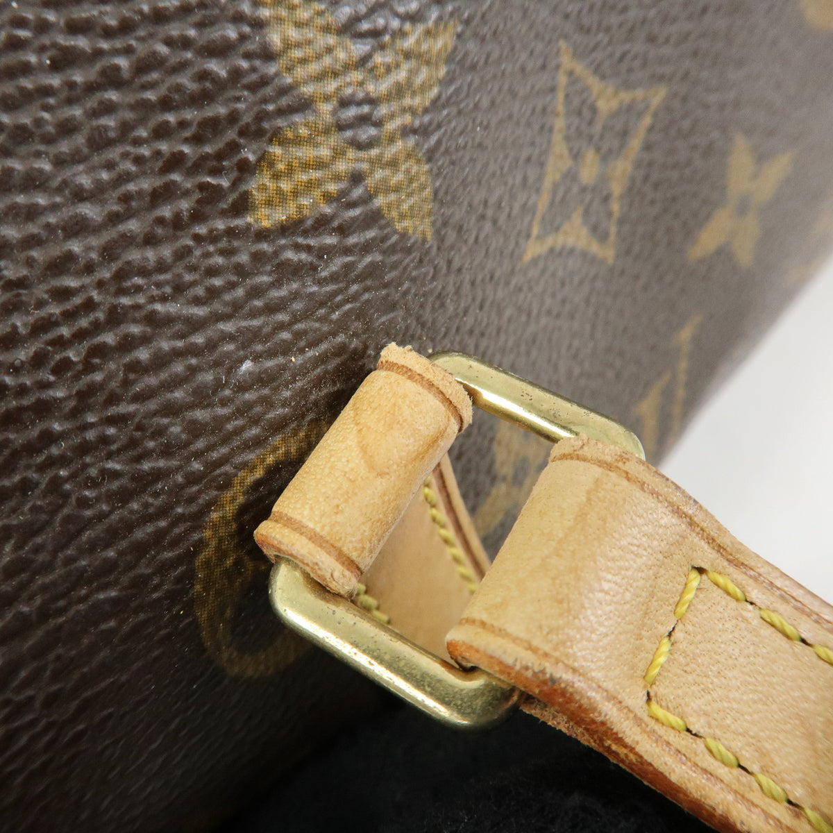 Louis Vuitton Monogram Papillon 30 Hand Bag Brown M51385