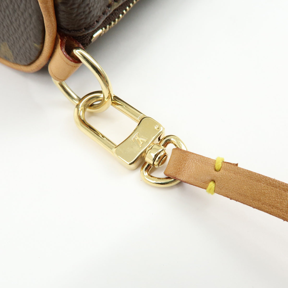 Louis Vuitton Monogram Mini Pouch for Papillon Bag Brown