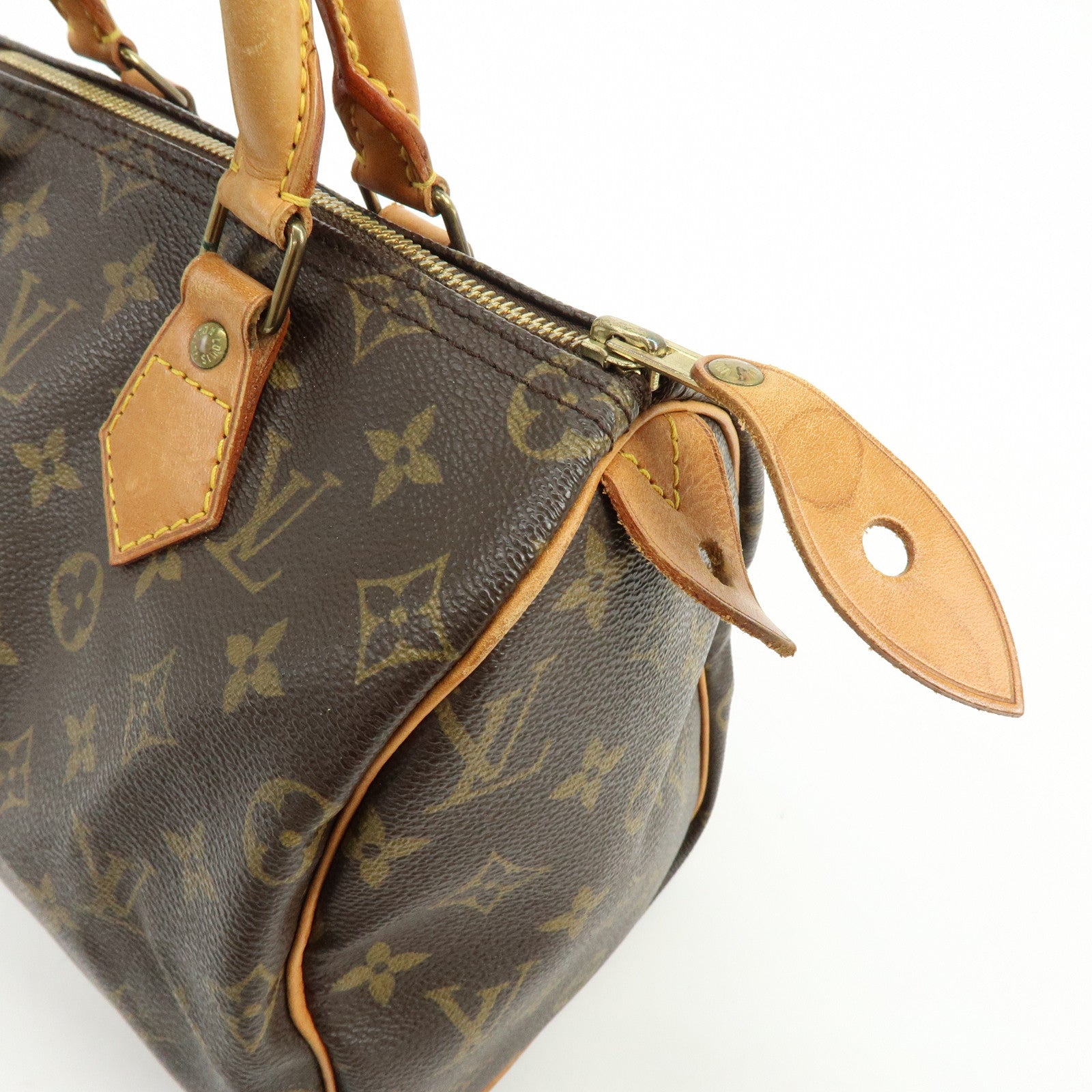 Louis Vuitton Monogram Speedy 25 Boston Bag Hand Bag Brown M41528