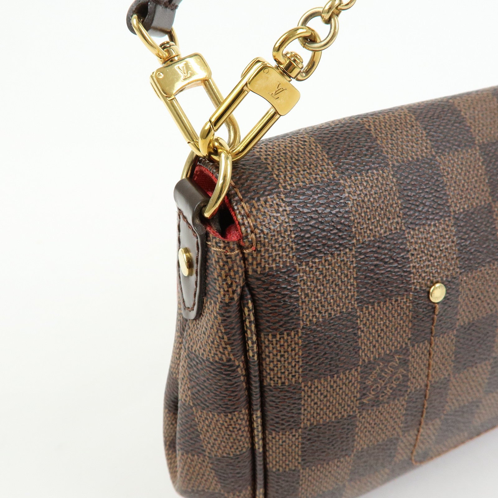 Louis Vuitton Damier Favorite MM 2Way Shoulder Bag Hand Bag N41129