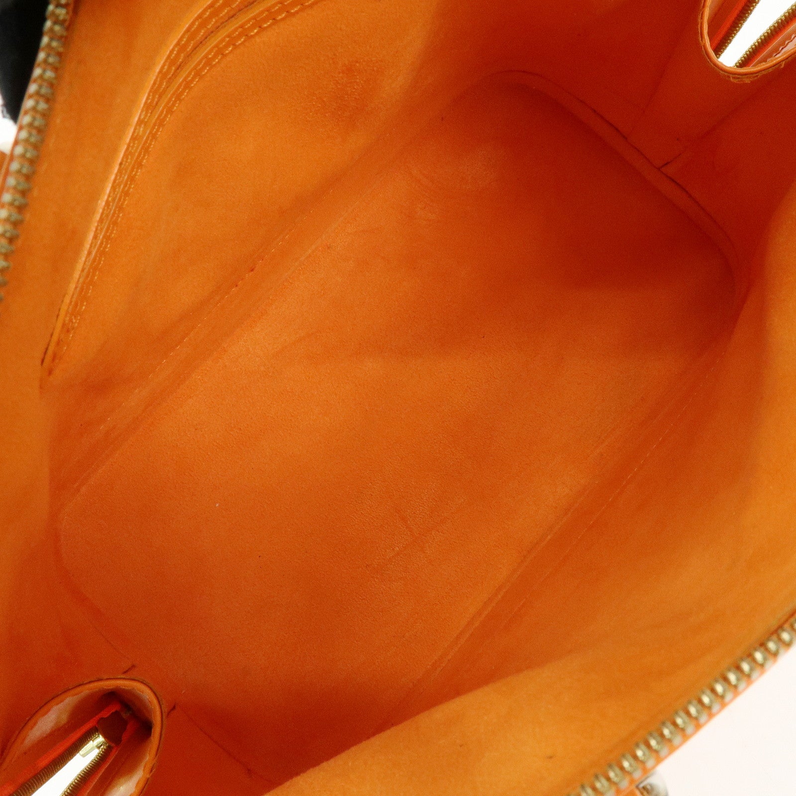Louis Vuitton Epi Leather Alma PM Hand Bag Mandarin Orange M5124H