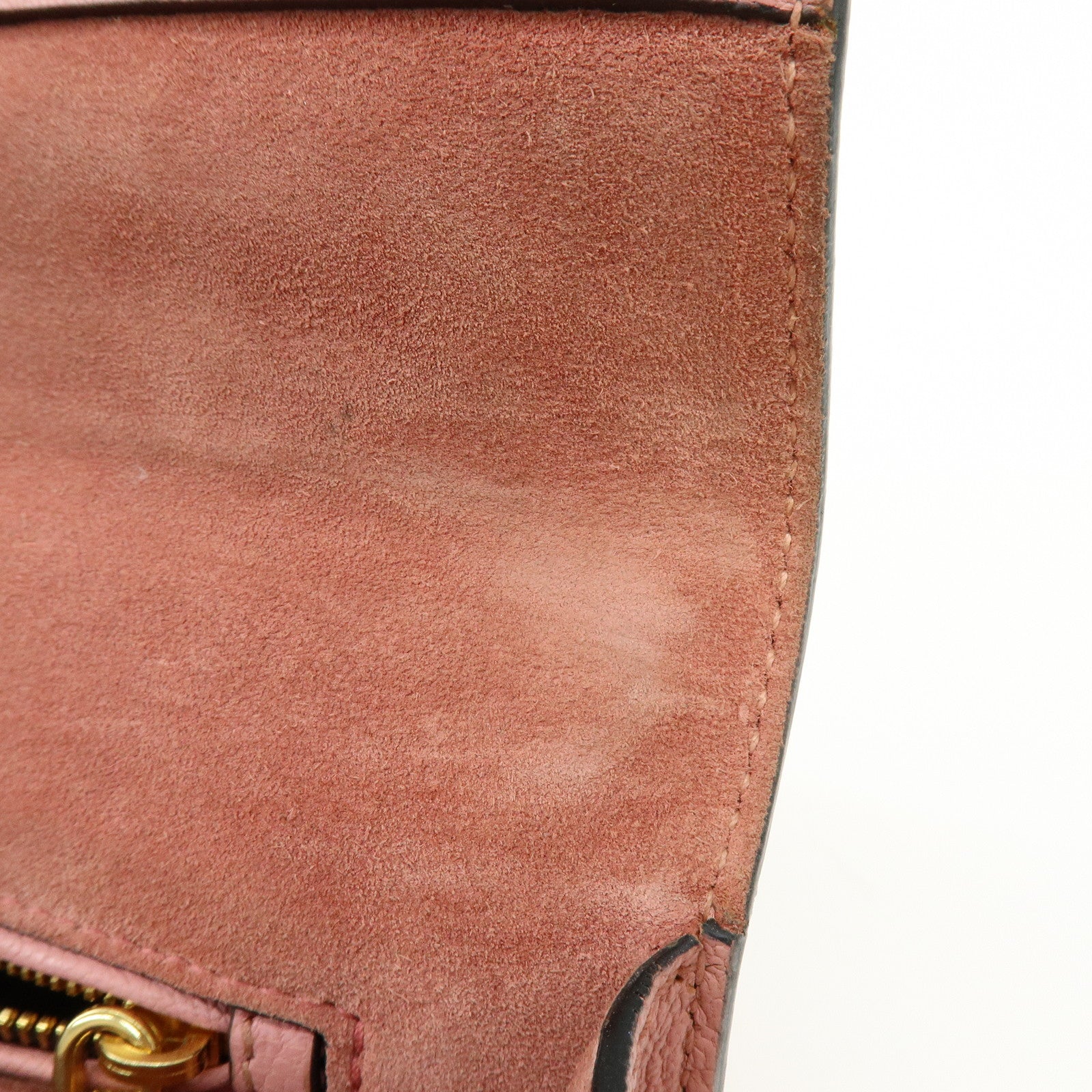 MIU MIU Madras Leather 2Way Bag Hand Bag Shoulder Bag Pink 5BH609