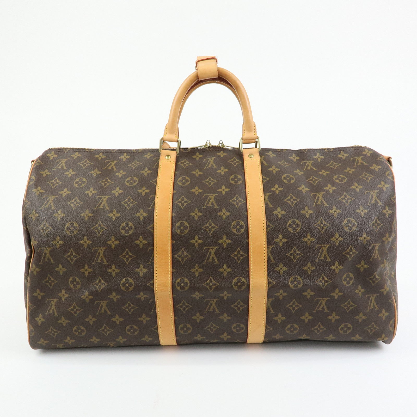 Louis Vuitton Monogram Keep All Bandouliere 55 Boston Bag M41414