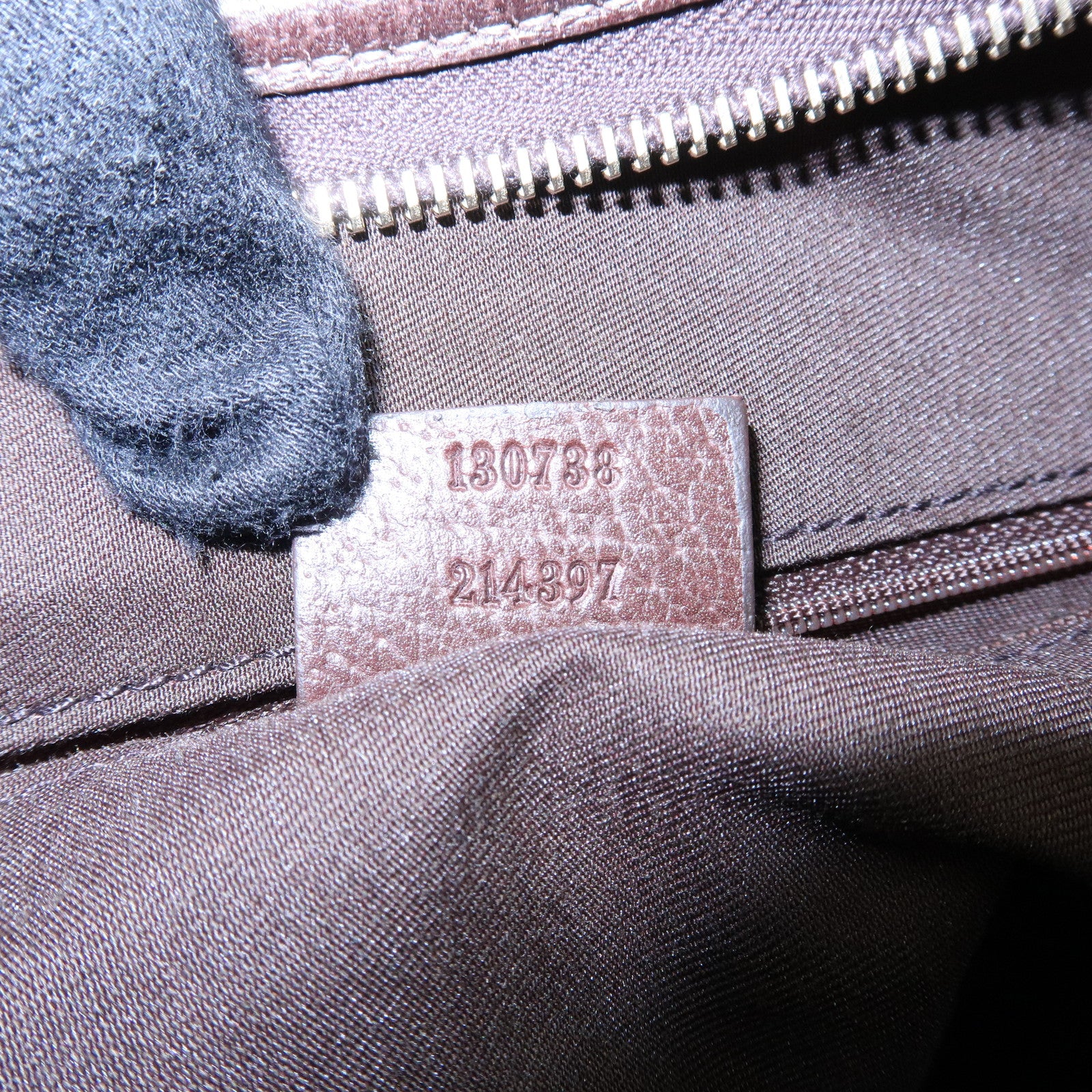 GUCCI Abby GG Canvas Leathe Shoulder Bag Hand Bag Beige Brown 130733