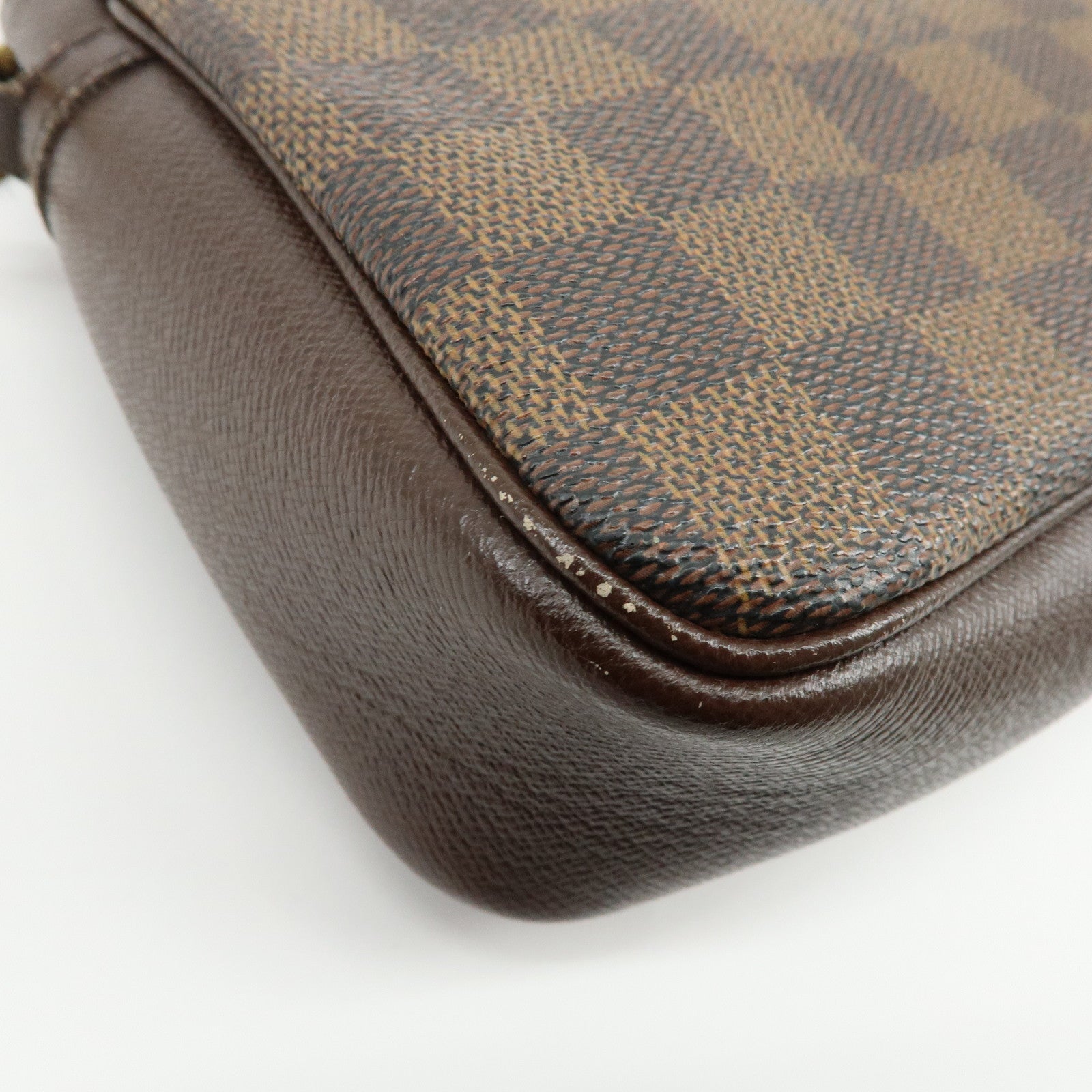 Louis Vuitton Damier Trousse Makeup Accessory Pouch Brown N51982 Lot