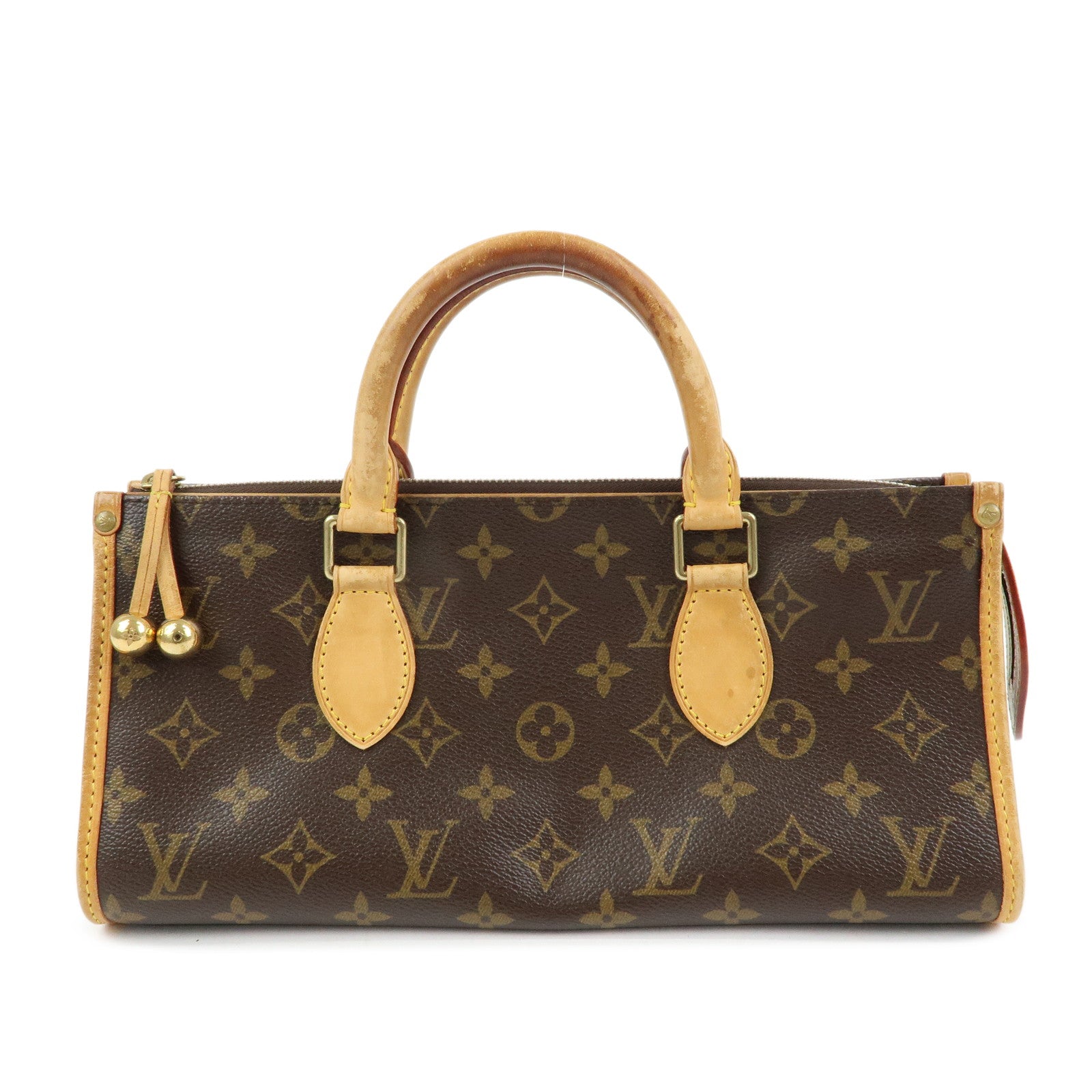 Louis Vuitton Monogram Canvas Popincourt Hand Bag Brown M40009